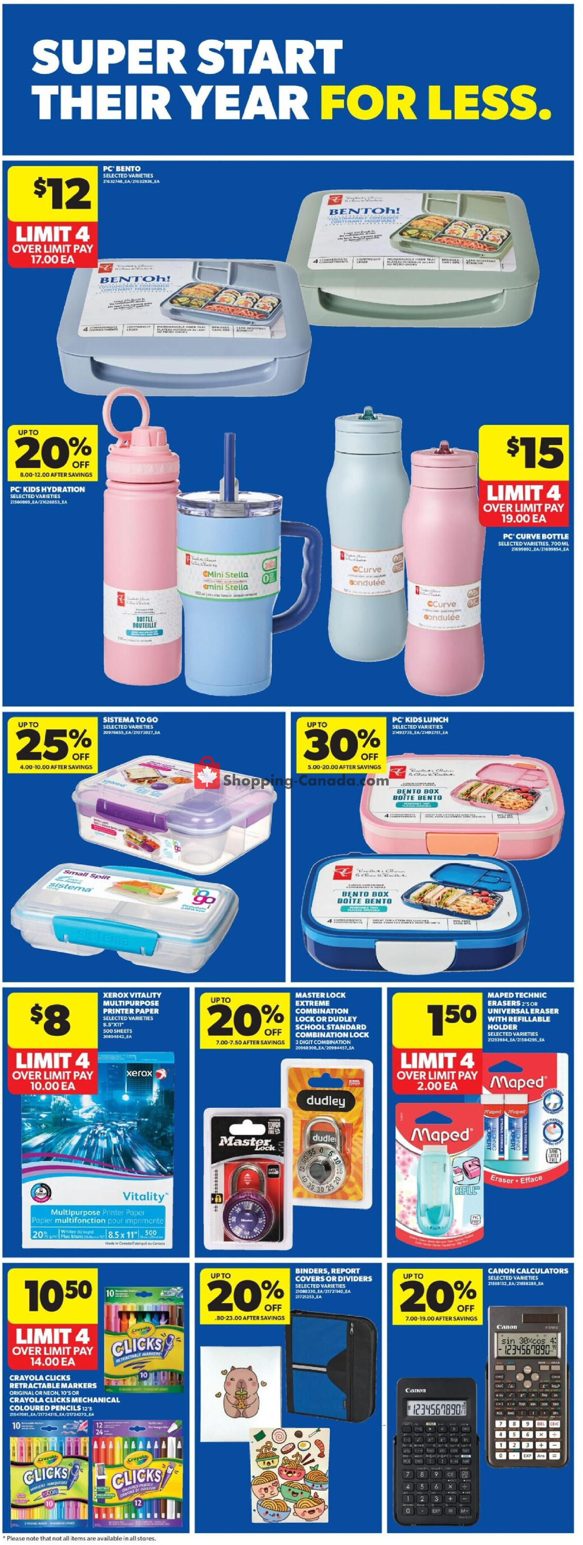 Real Canadian Superstore flyer from Thursday July 9, 2026 to Wednesday July 15, 2026 - page 35