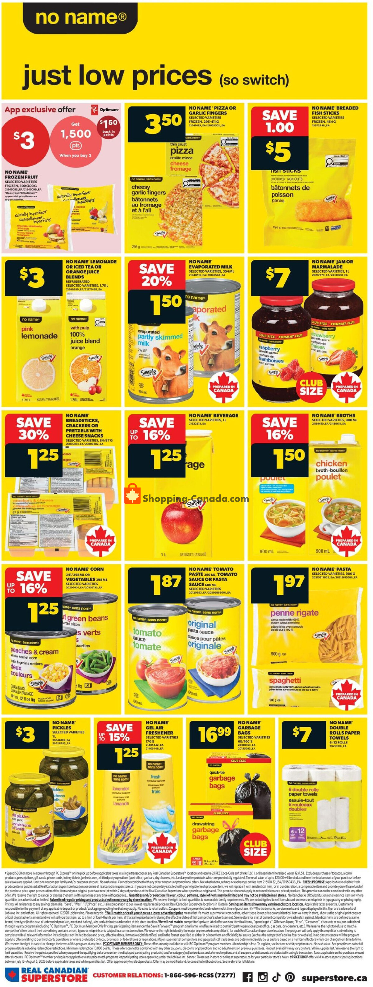 Real Canadian Superstore flyer from Thursday July 30, 2026 to Wednesday August 5, 2026 - page 13