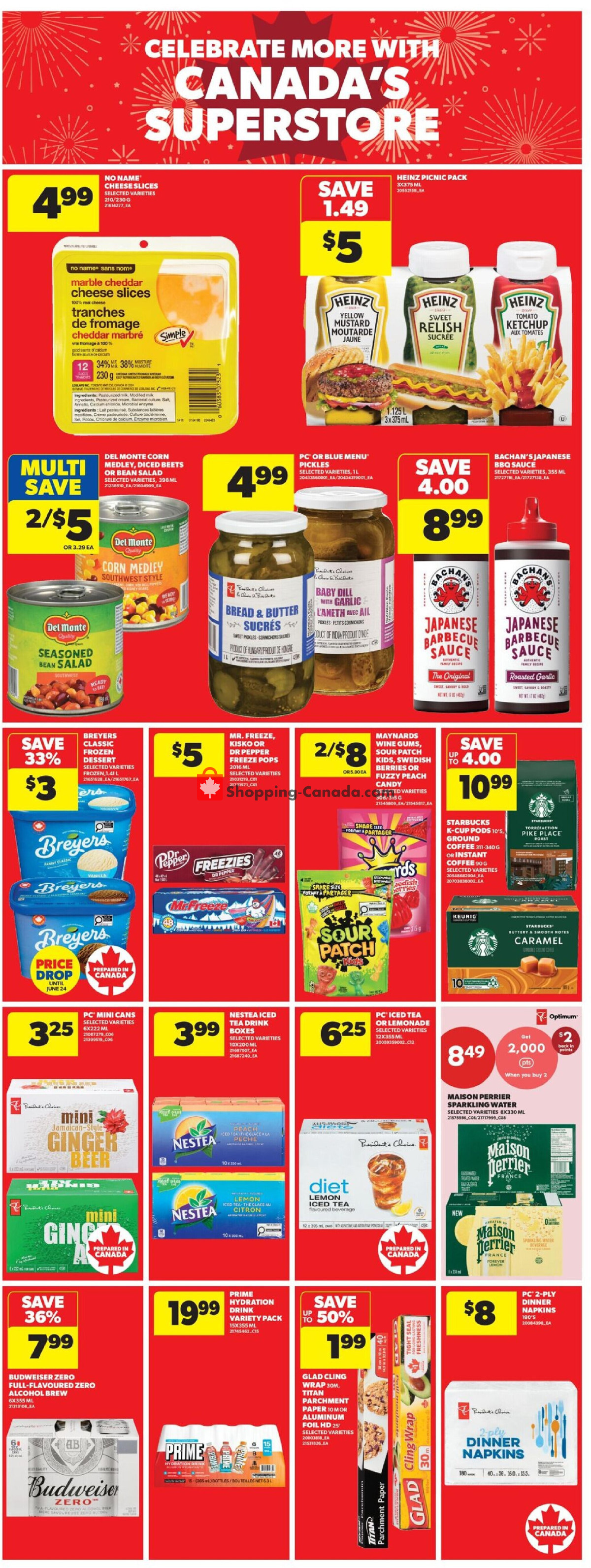 Real Canadian Superstore flyer from Thursday June 18, 2026 to Wednesday June 24, 2026 - page 12