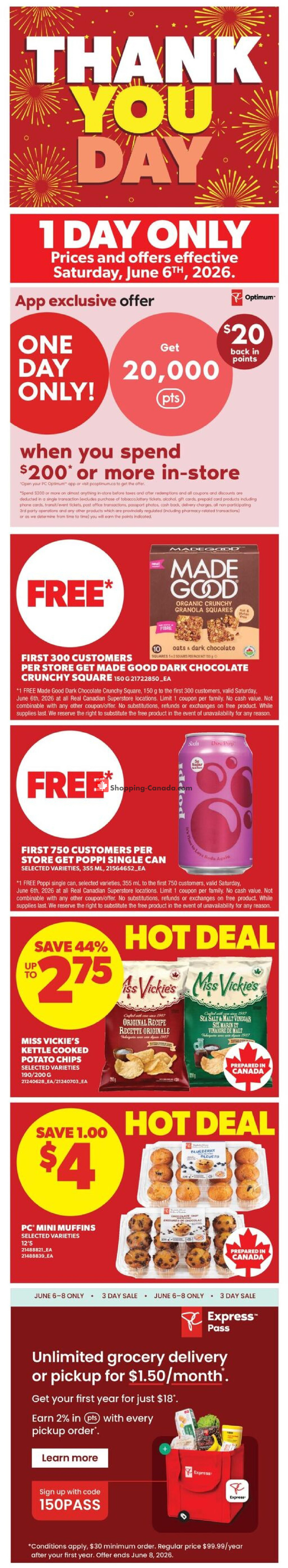 Real Canadian Superstore flyer from Thursday June 4, 2026 to Wednesday June 10, 2026 - page 2