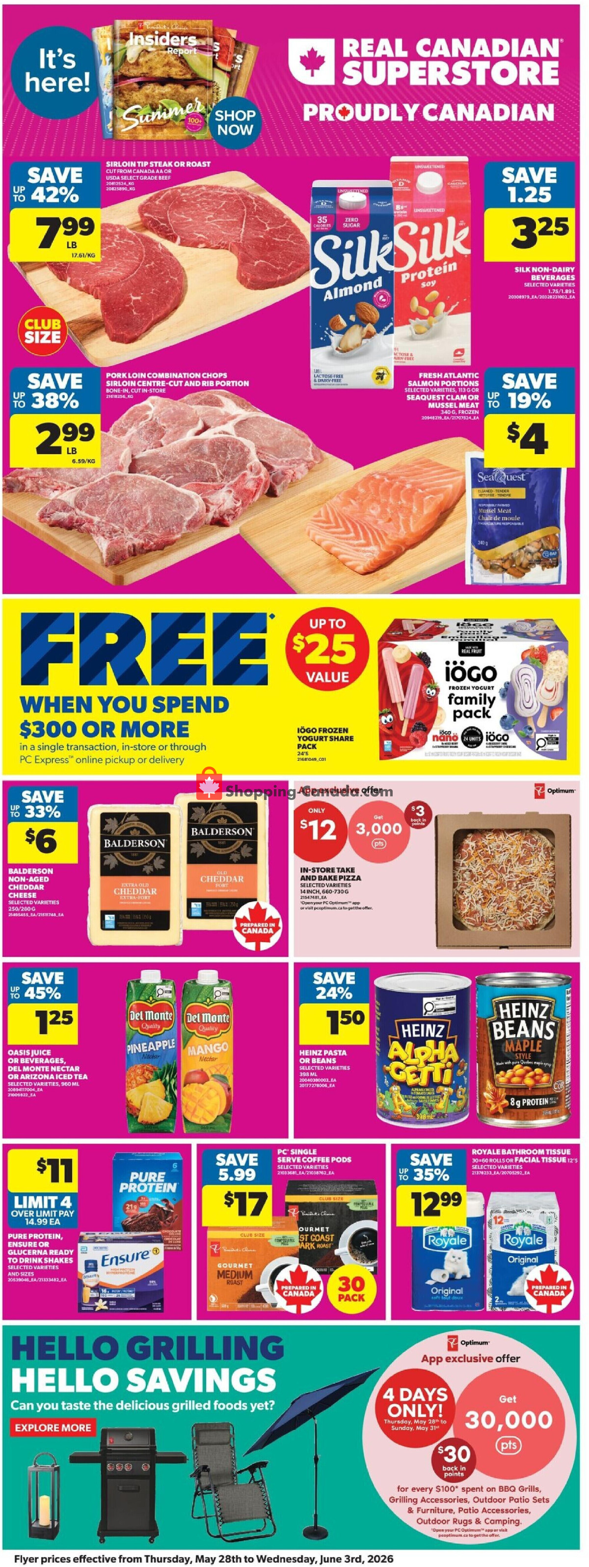 Real Canadian Superstore flyer from Thursday May 28, 2026 to Wednesday June 3, 2026 - page 20