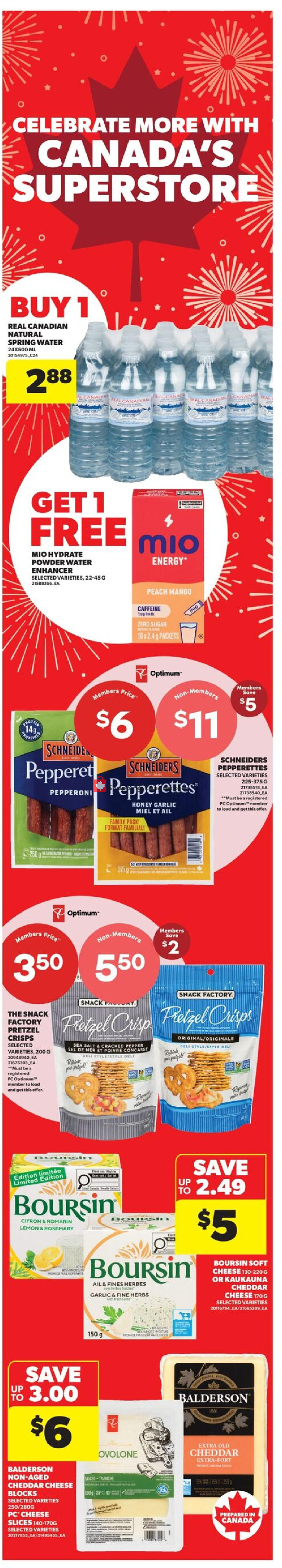 Real Canadian Superstore flyer from Thursday June 25, 2026 to Wednesday July 1, 2026 - page 6