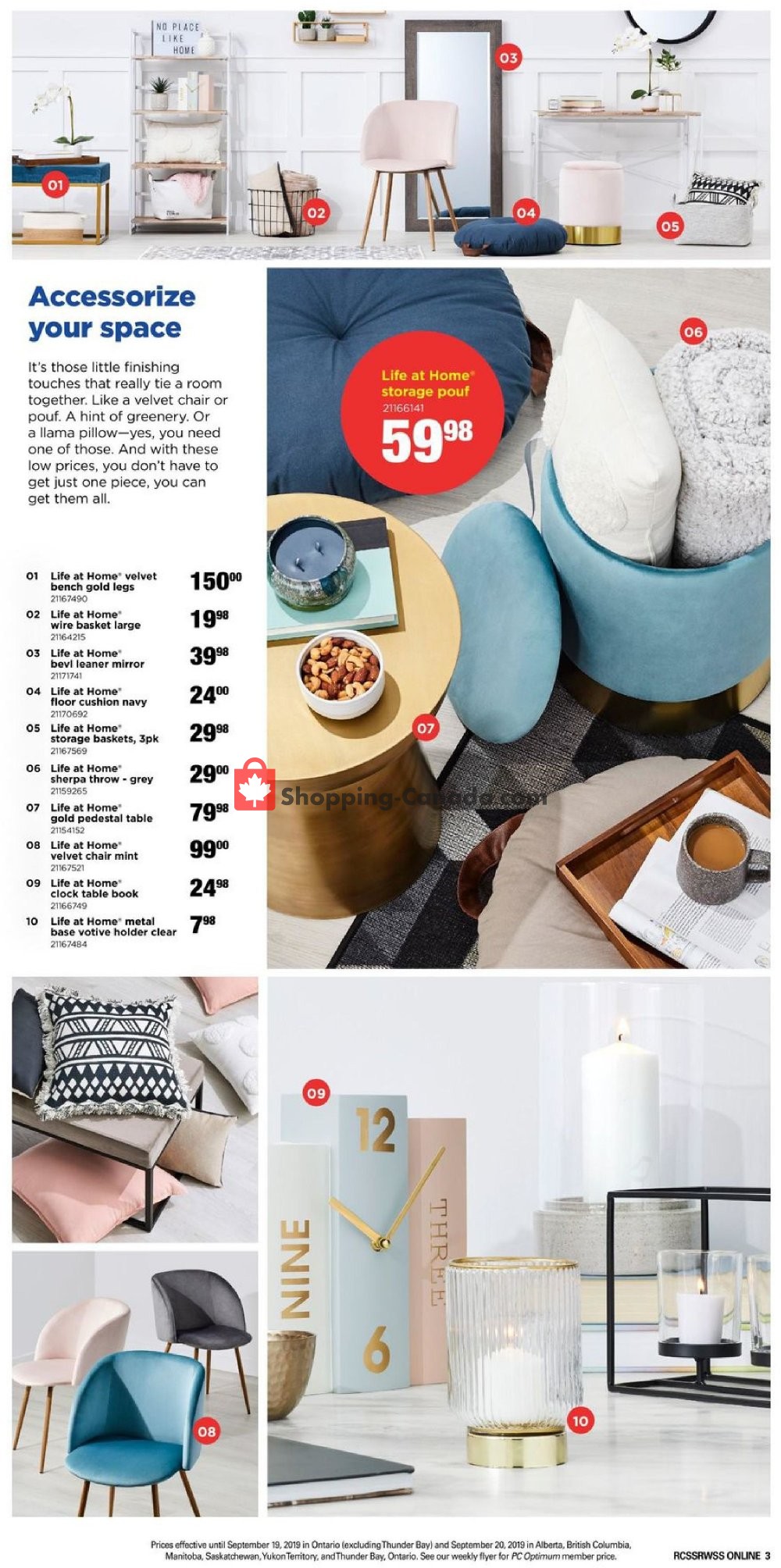 Real Canadian Superstore flyer from Friday August 30, 2019 to Friday September 20, 2019 - page 3