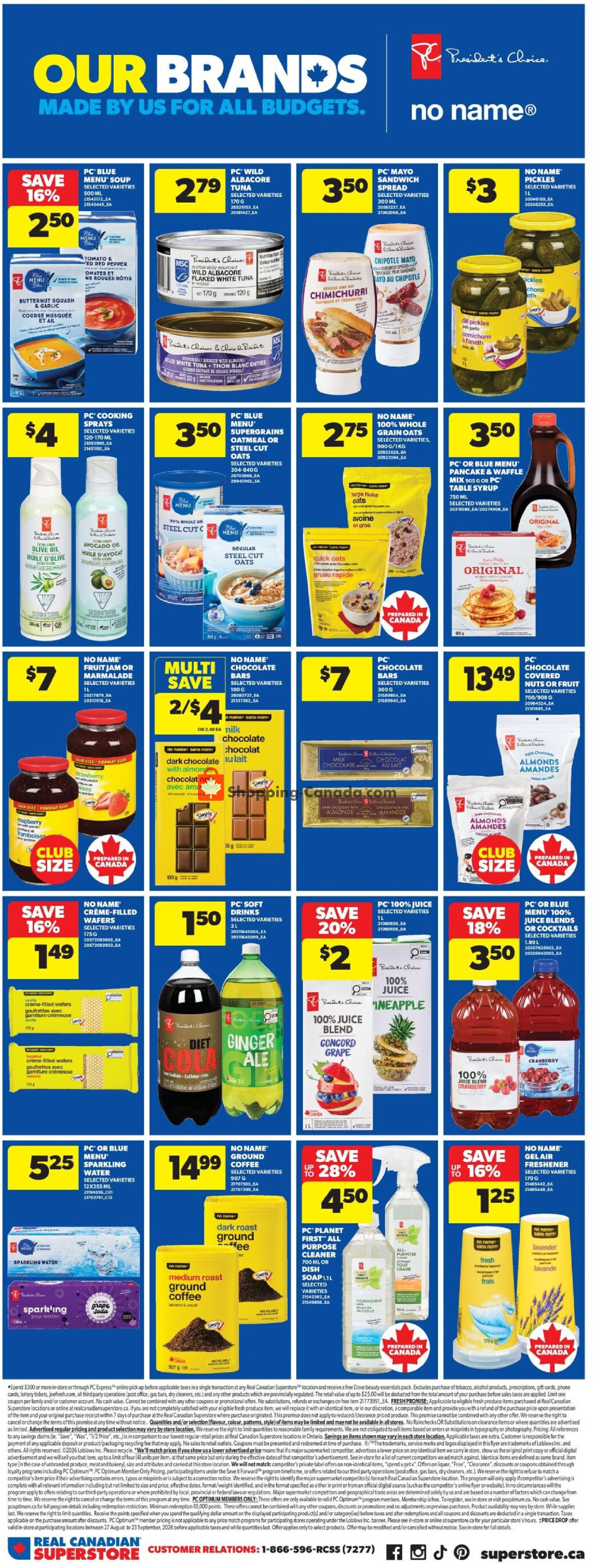 Real Canadian Superstore flyer from Thursday September 17, 2026 to Wednesday September 23, 2026 - page 16