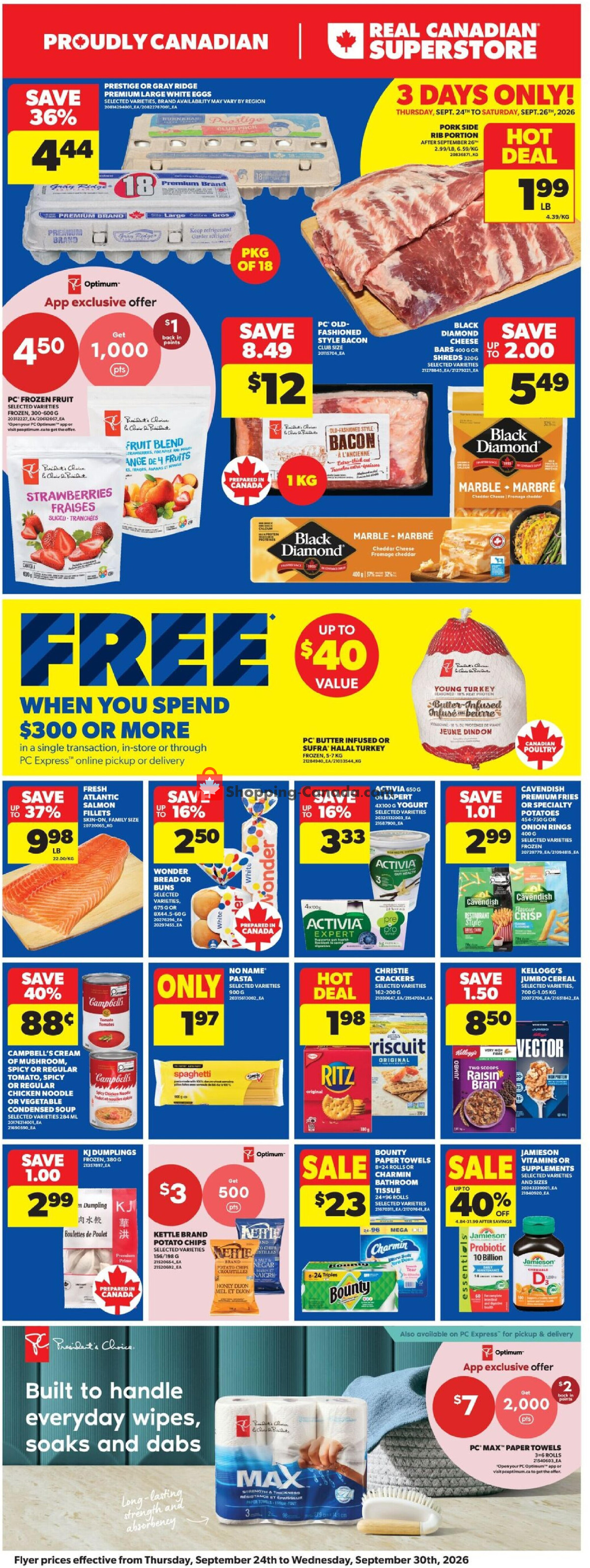 Real Canadian Superstore flyer from Thursday September 24, 2026 to Wednesday September 30, 2026 - page 4