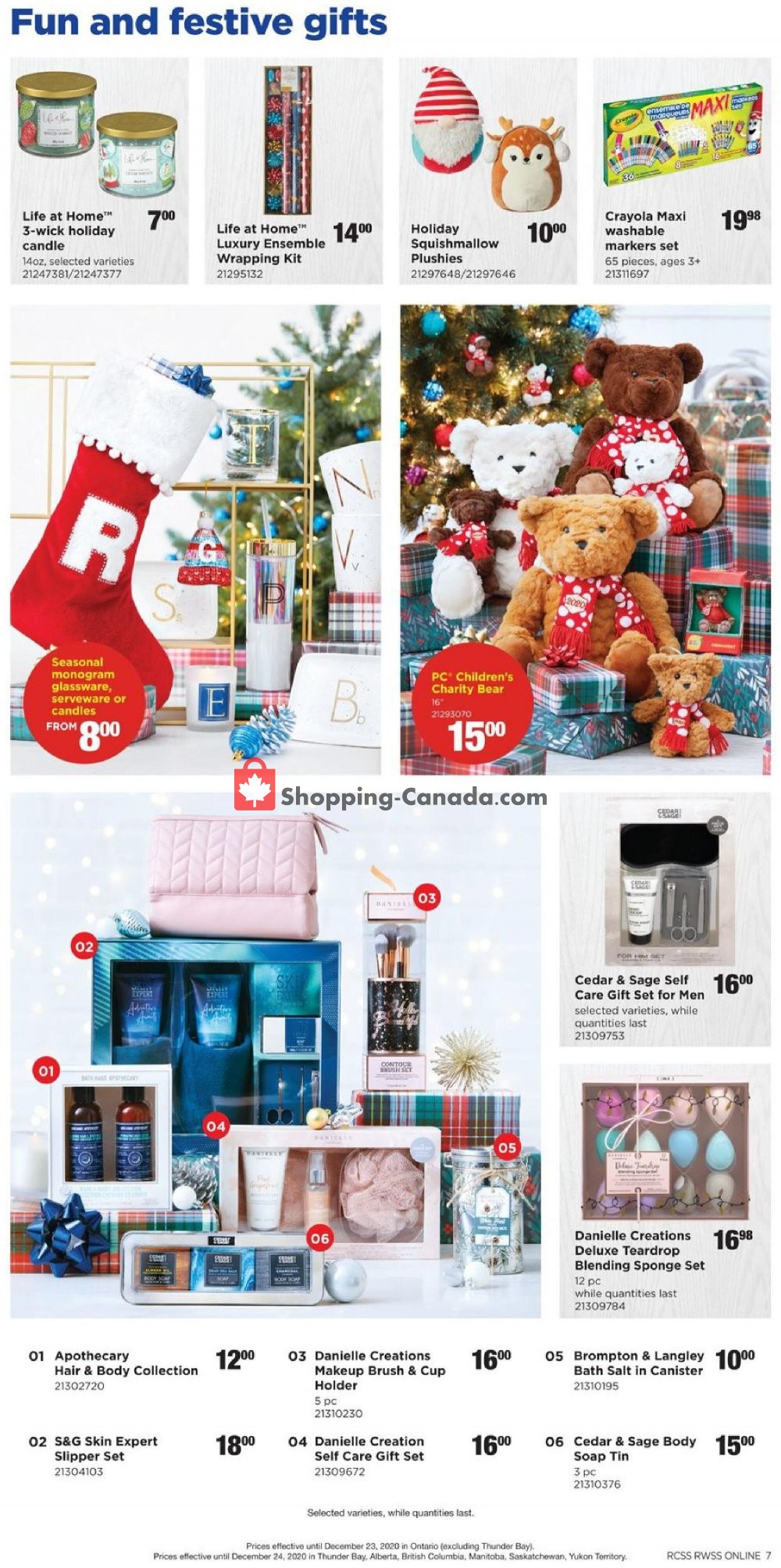 Real Canadian Superstore flyer from Thursday December 10, 2020 to Thursday December 24, 2020 - page 7