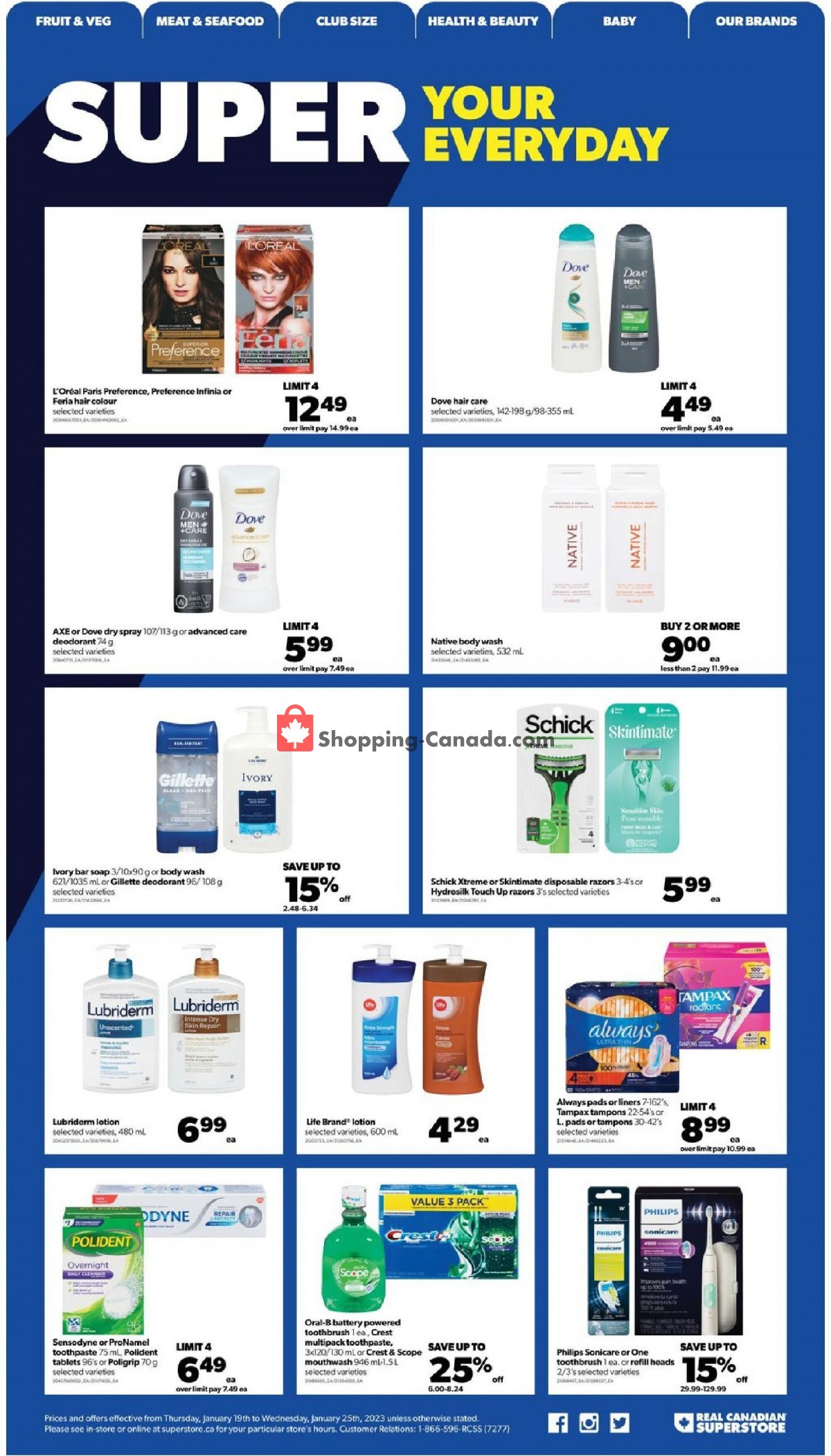 Real Canadian Superstore flyer from Thursday January 19, 2023 to Wednesday January 25, 2023 - page 13