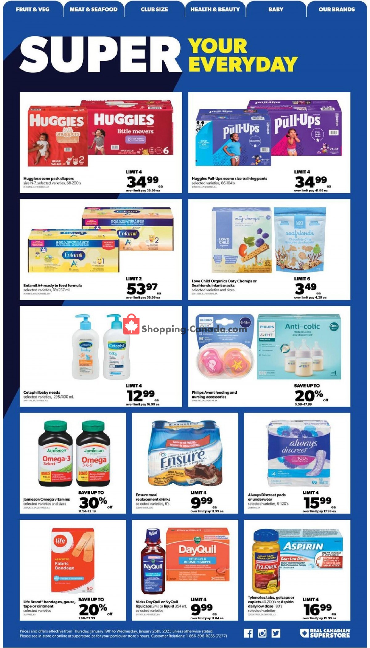 Real Canadian Superstore flyer from Thursday January 19, 2023 to Wednesday January 25, 2023 - page 14