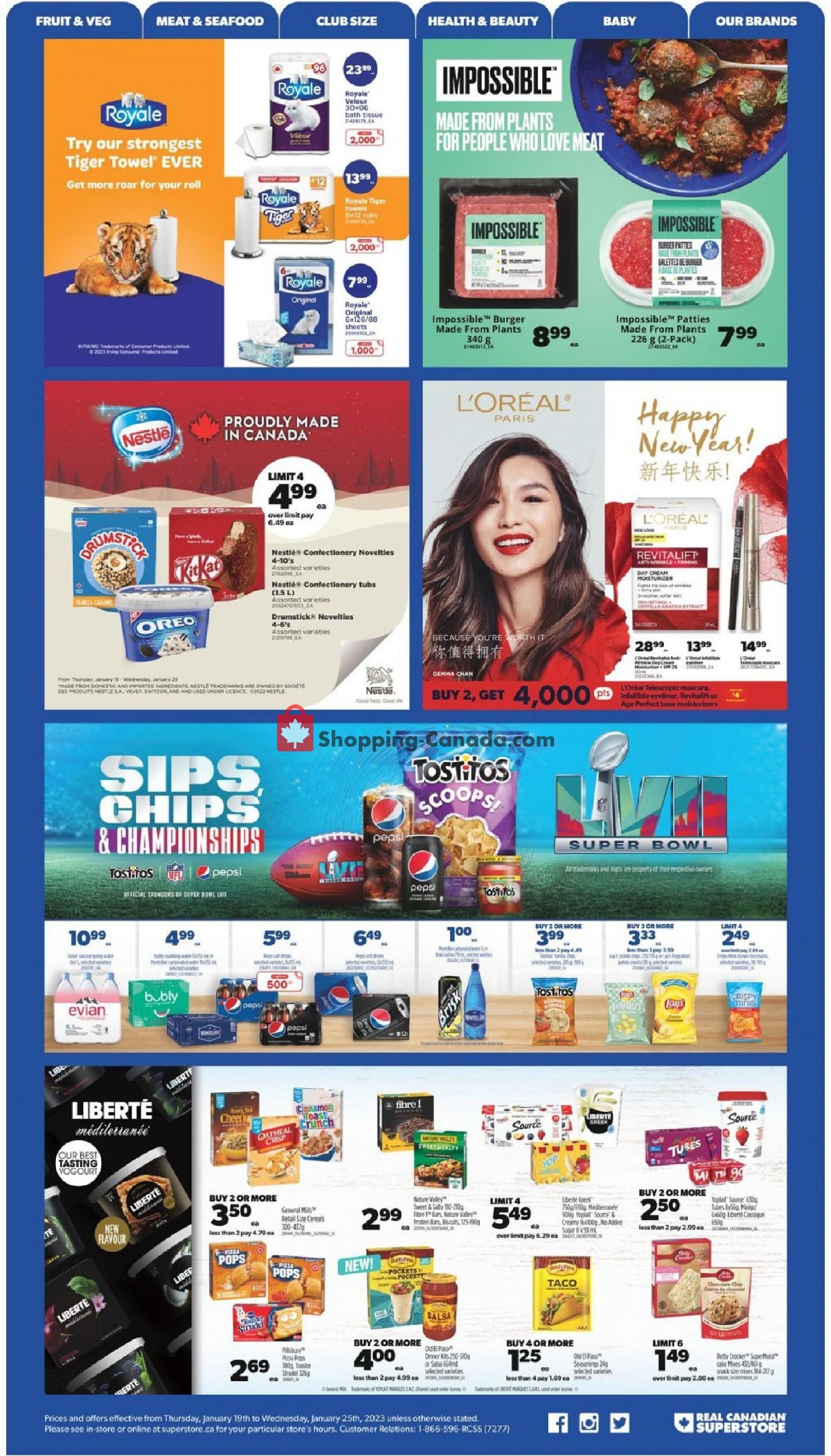 Real Canadian Superstore flyer from Thursday January 19, 2023 to Wednesday January 25, 2023 - page 18