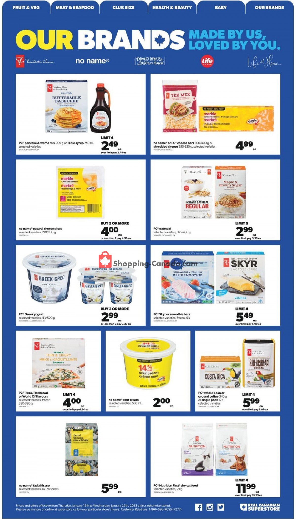 Real Canadian Superstore flyer from Thursday January 19, 2023 to Wednesday January 25, 2023 - page 3