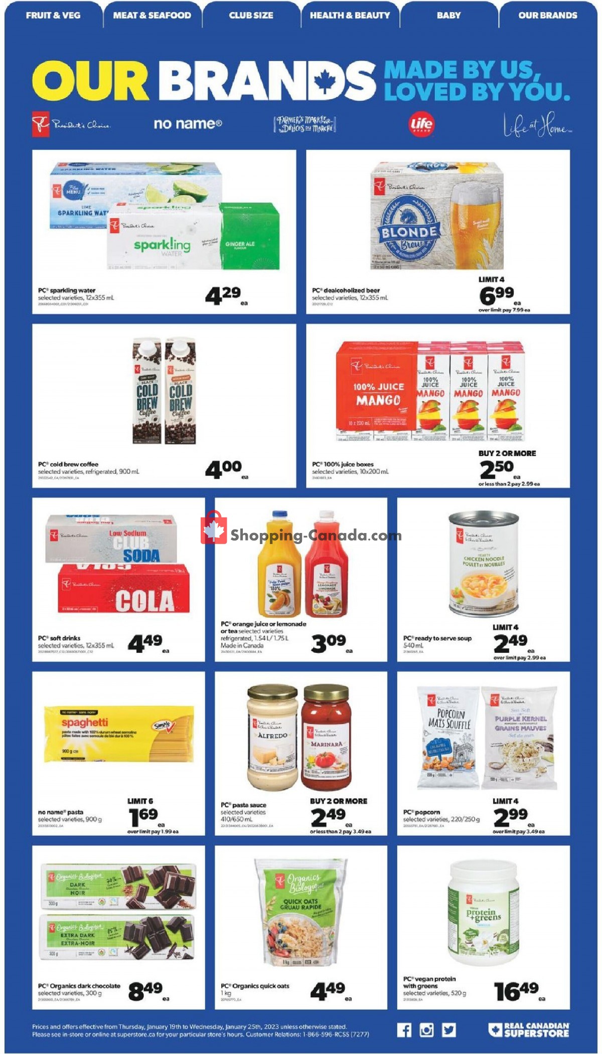 Real Canadian Superstore flyer from Thursday January 19, 2023 to Wednesday January 25, 2023 - page 4
