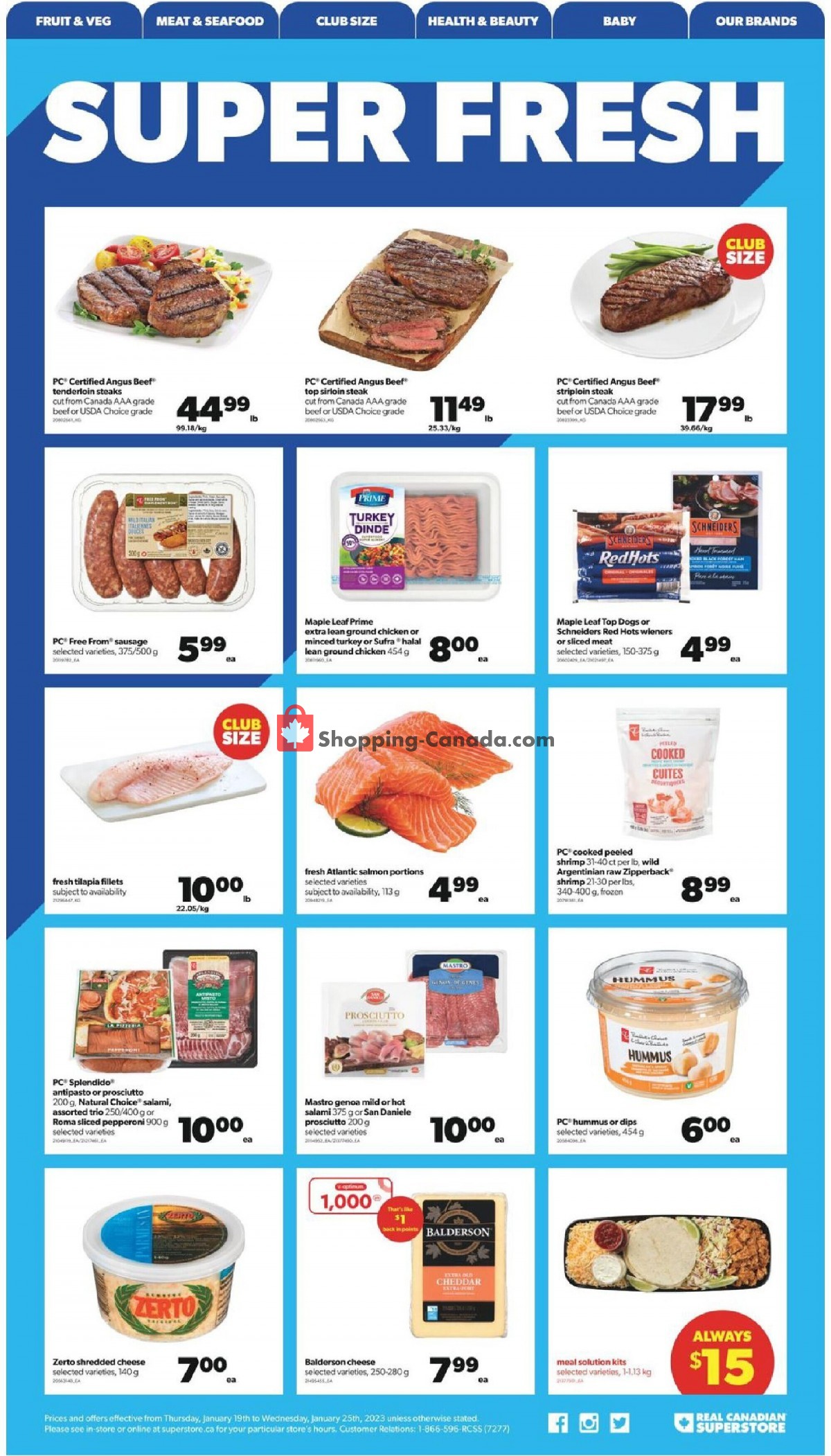 Real Canadian Superstore flyer from Thursday January 19, 2023 to Wednesday January 25, 2023 - page 9