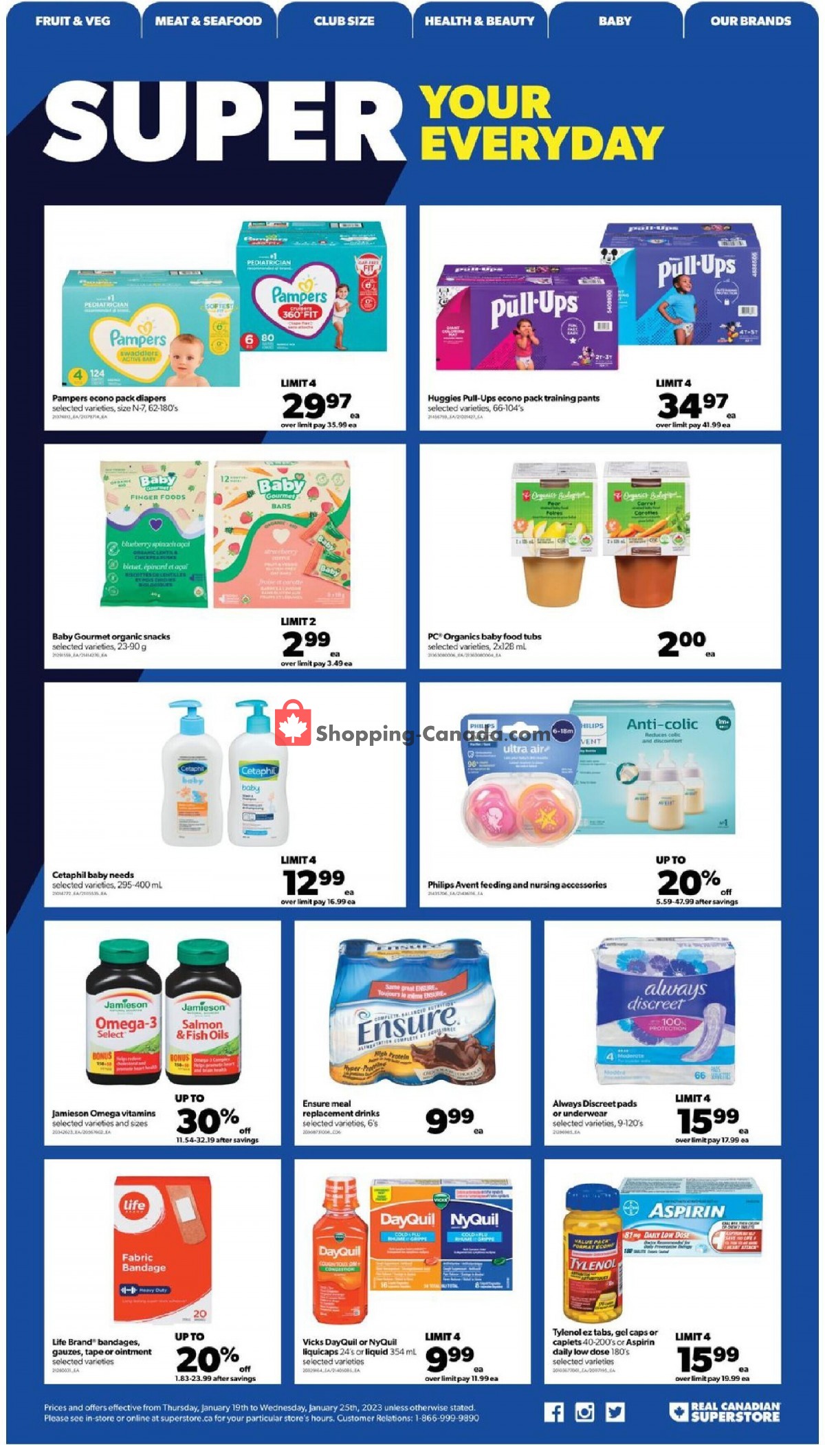 Real Canadian Superstore flyer from Thursday January 19, 2023 to Wednesday January 25, 2023 - page 16