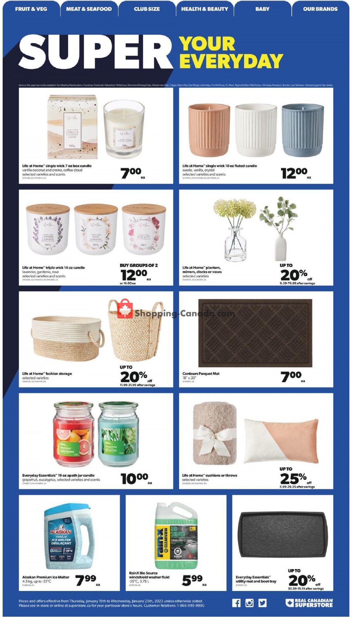 Real Canadian Superstore flyer from Thursday January 19, 2023 to Wednesday January 25, 2023 - page 19