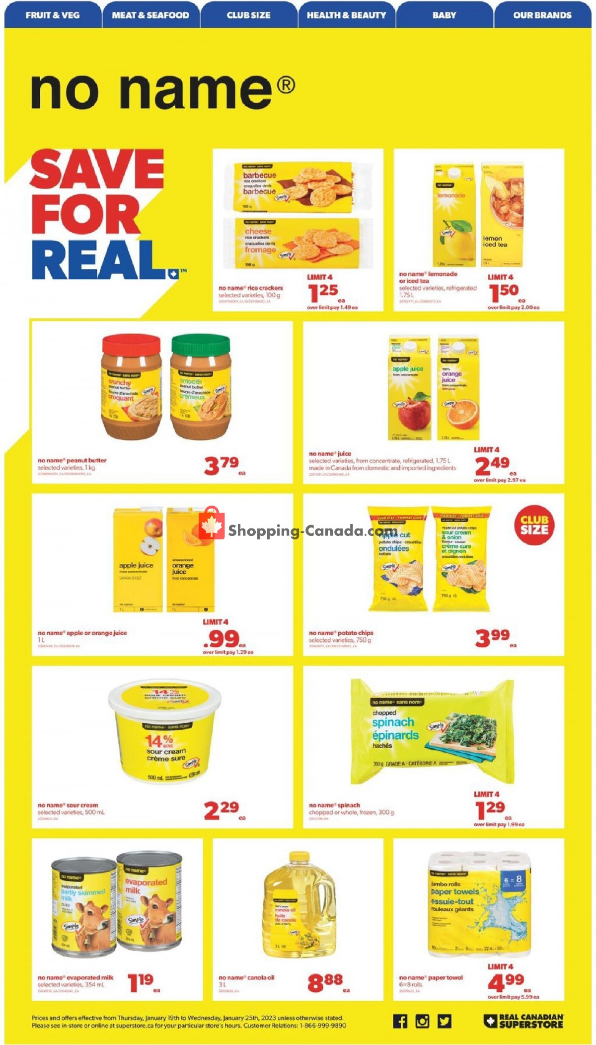 Real Canadian Superstore flyer from Thursday January 19, 2023 to Wednesday January 25, 2023 - page 2