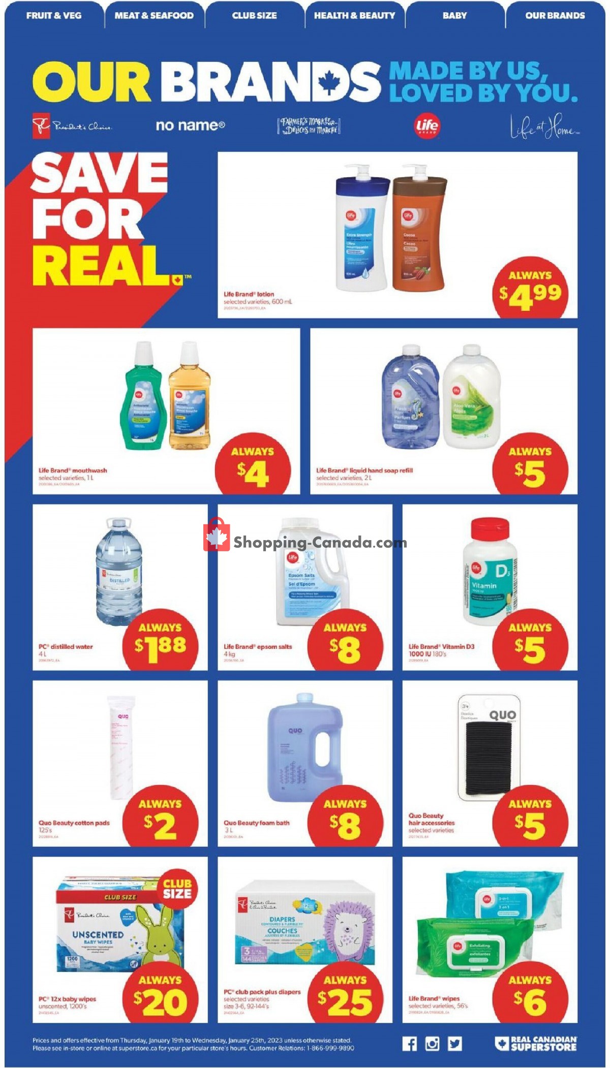 Real Canadian Superstore flyer from Thursday January 19, 2023 to Wednesday January 25, 2023 - page 5