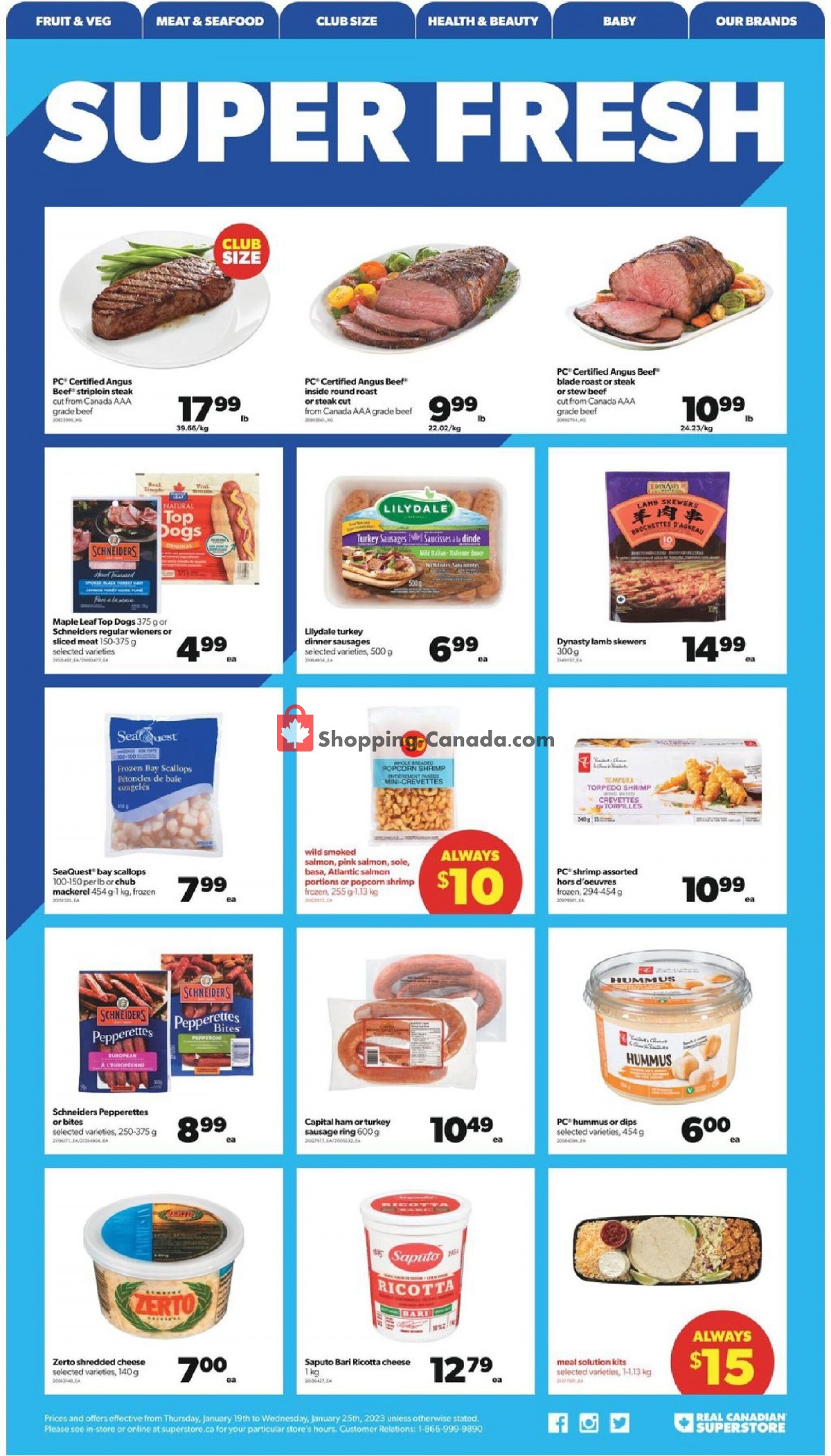Real Canadian Superstore flyer from Thursday January 19, 2023 to Wednesday January 25, 2023 - page 9