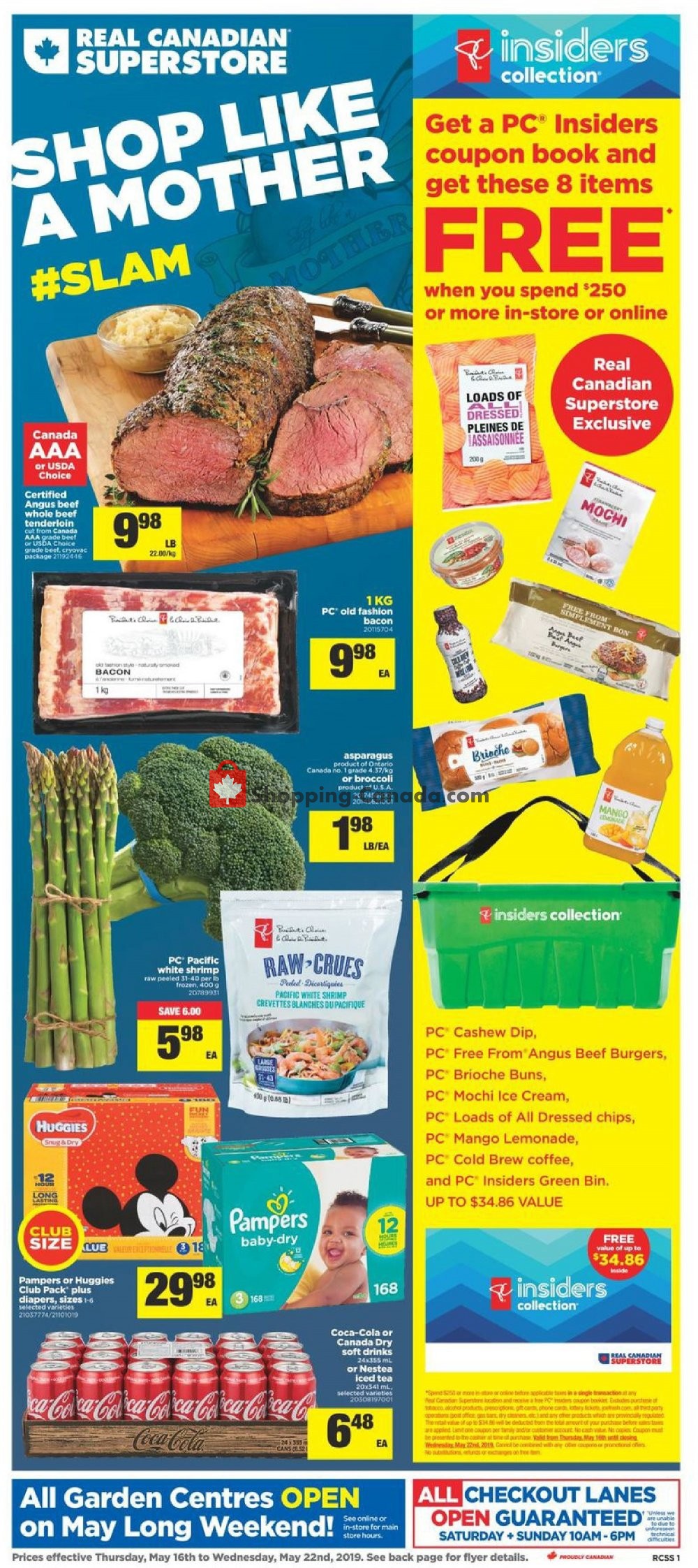 Real Canadian Superstore flyer from Thursday May 16, 2019 to Wednesday May 22, 2019 - page 1