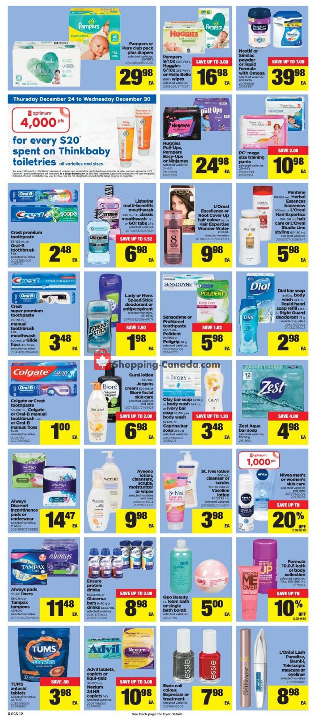 Real Canadian Superstore flyer from Thursday December 24, 2020 to Wednesday December 30, 2020 - page 12