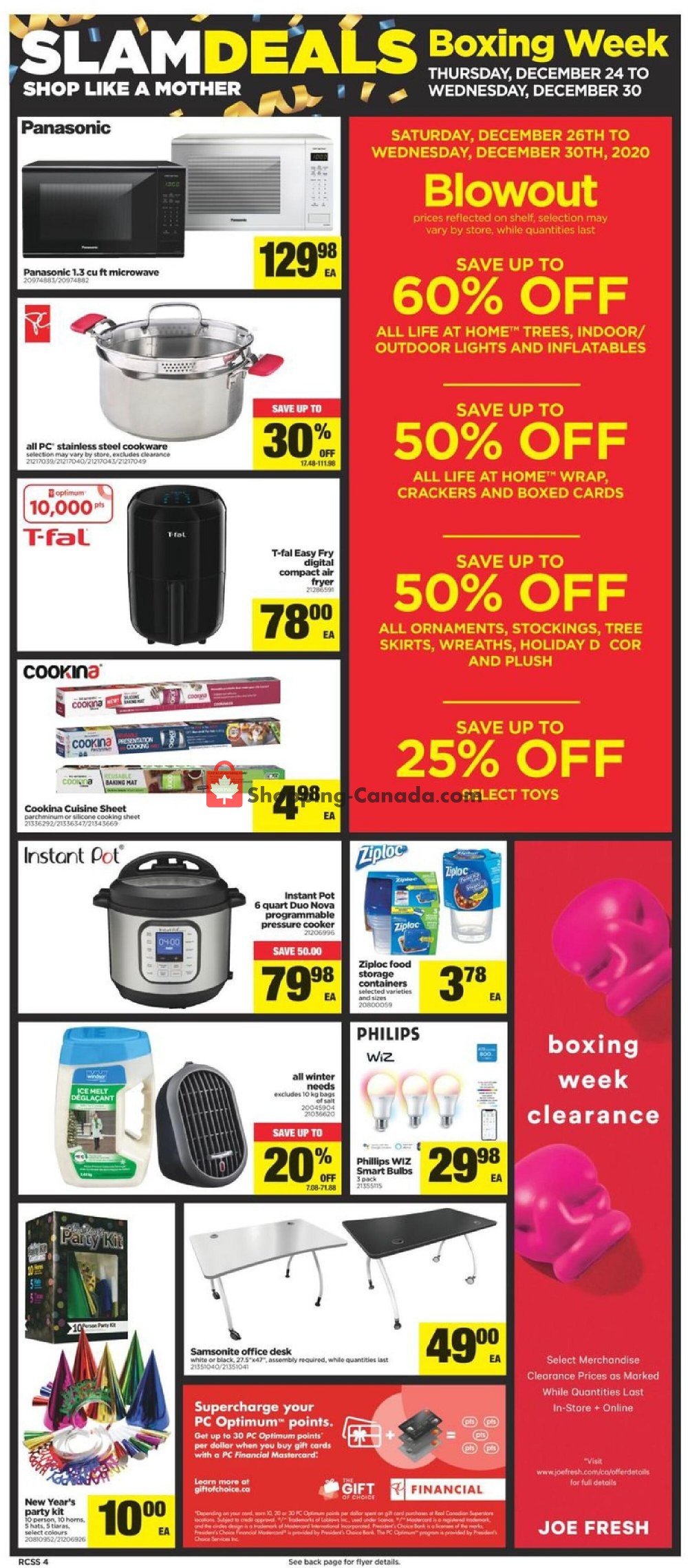 Real Canadian Superstore flyer from Thursday December 24, 2020 to Wednesday December 30, 2020 - page 4