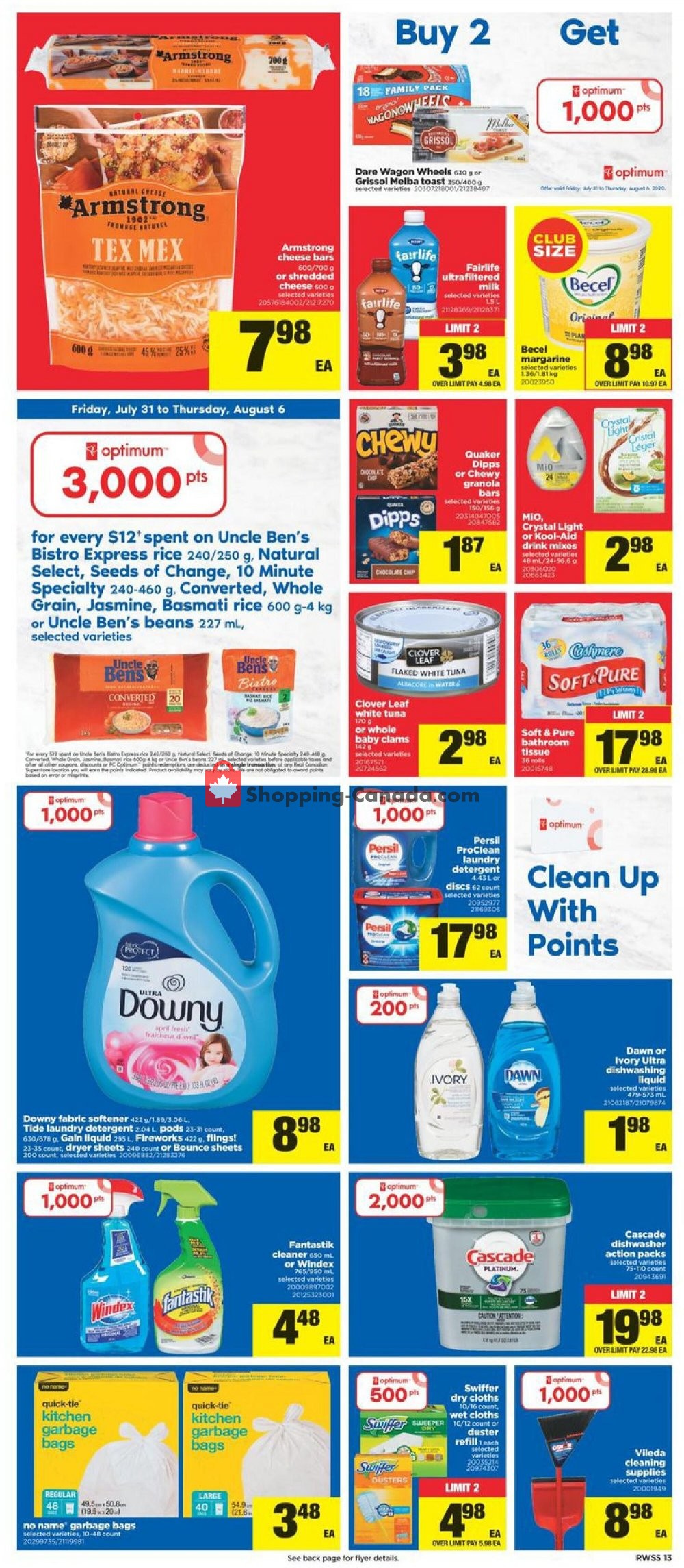 Real Canadian Superstore flyer from Friday July 31, 2020 to Thursday August 6, 2020 - page 13