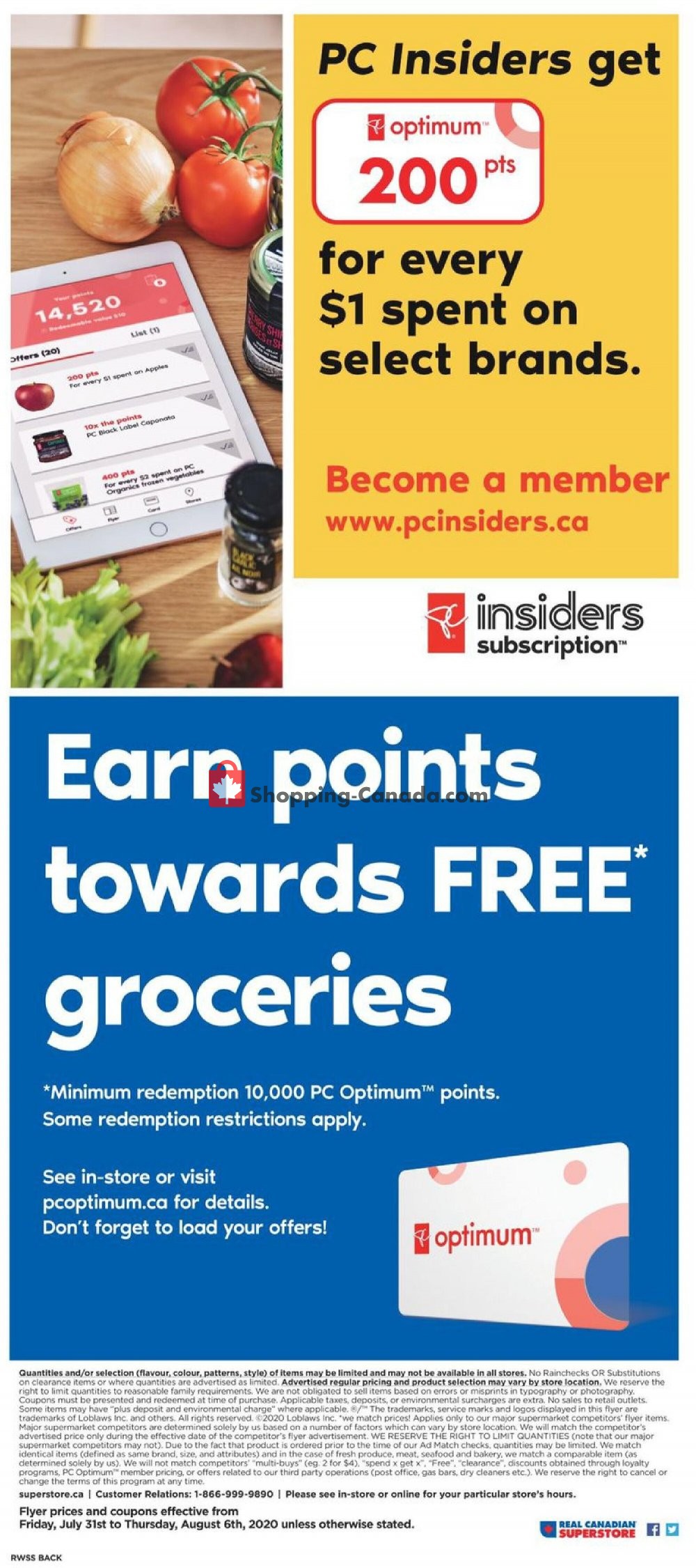 Real Canadian Superstore flyer from Friday July 31, 2020 to Thursday August 6, 2020 - page 16