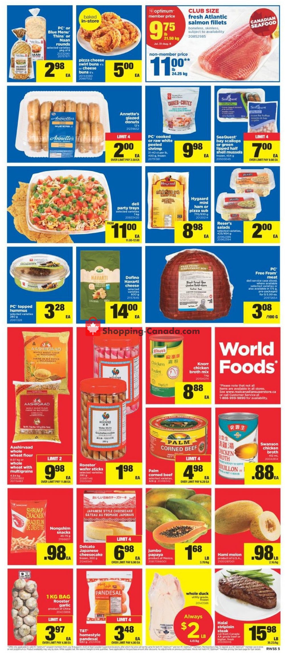 Real Canadian Superstore flyer from Friday July 31, 2020 to Thursday August 6, 2020 - page 5