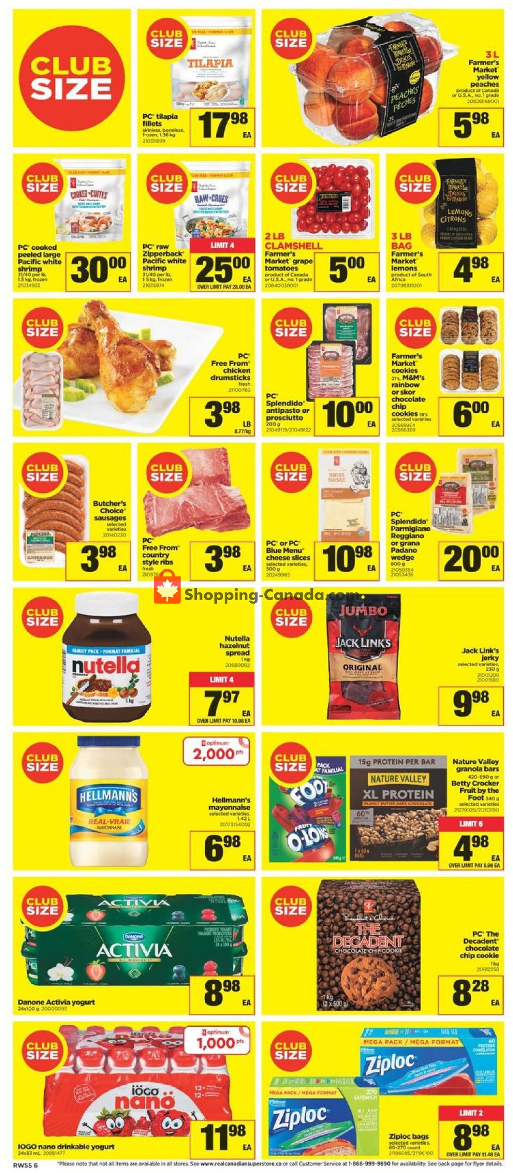 Real Canadian Superstore flyer from Friday July 31, 2020 to Thursday August 6, 2020 - page 6
