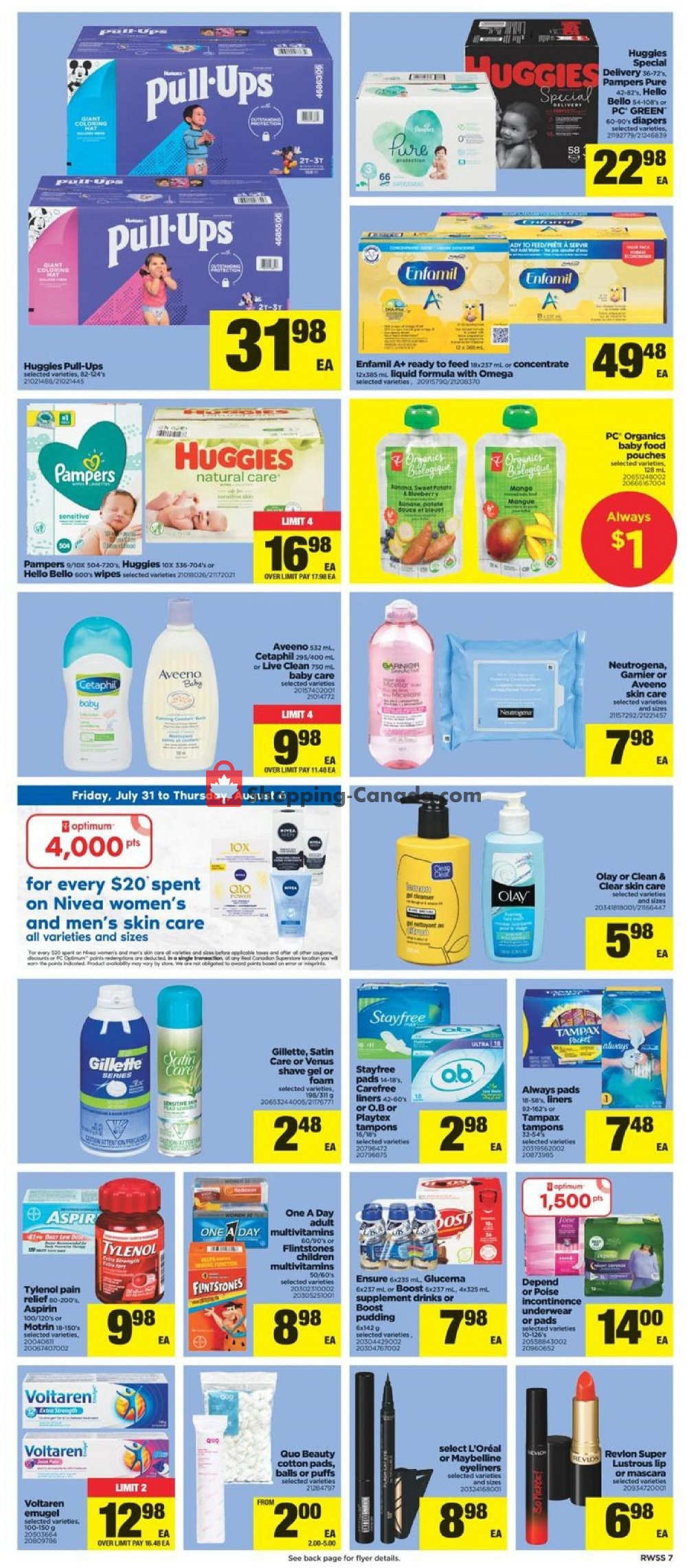 Real Canadian Superstore flyer from Friday July 31, 2020 to Thursday August 6, 2020 - page 7