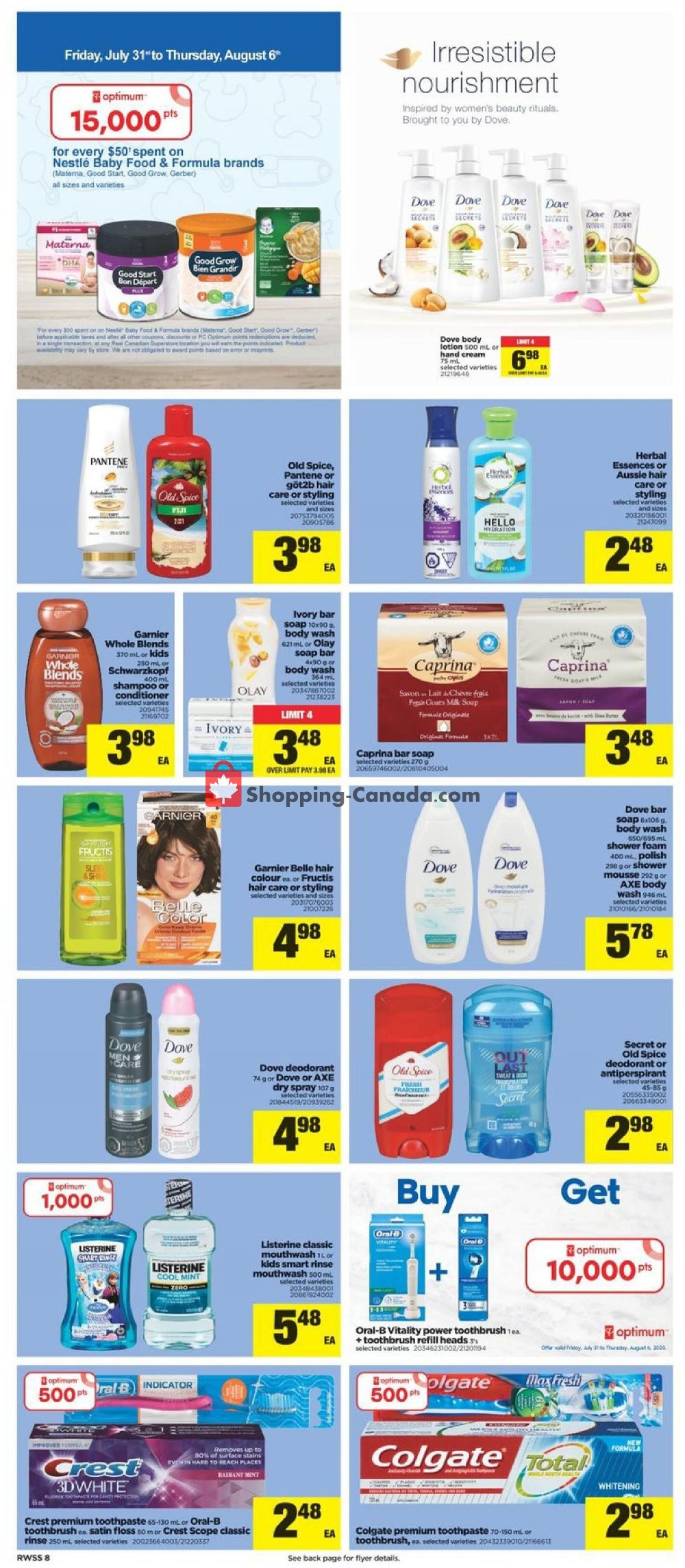 Real Canadian Superstore flyer from Friday July 31, 2020 to Thursday August 6, 2020 - page 8