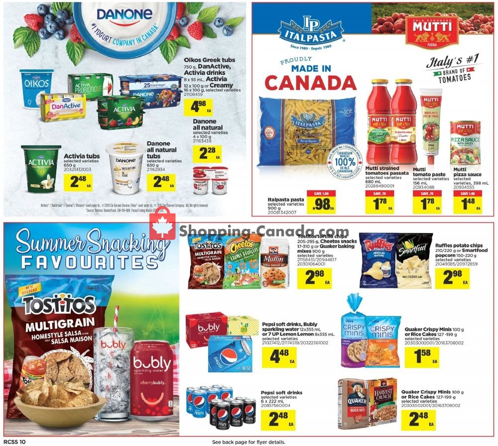 Real Canadian Superstore flyer from Thursday July 11, 2019 to Wednesday July 17, 2019 - page 10