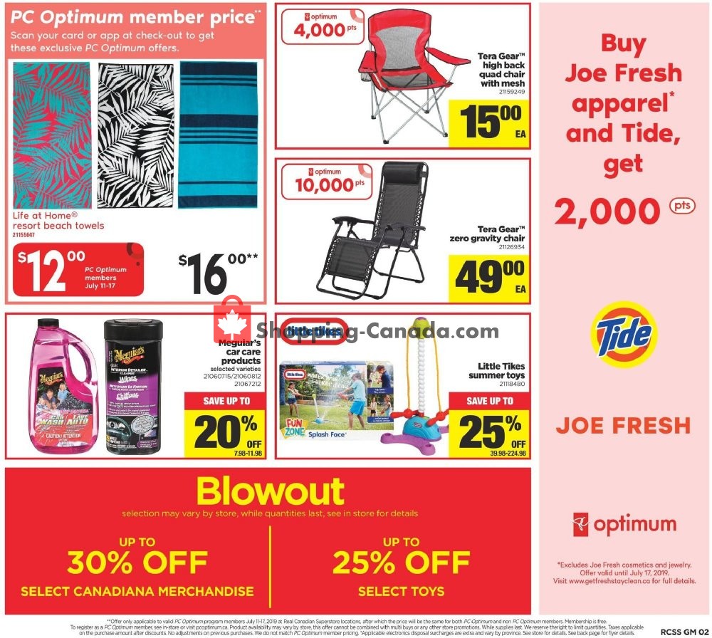 Real Canadian Superstore flyer from Thursday July 11, 2019 to Wednesday July 17, 2019 - page 15
