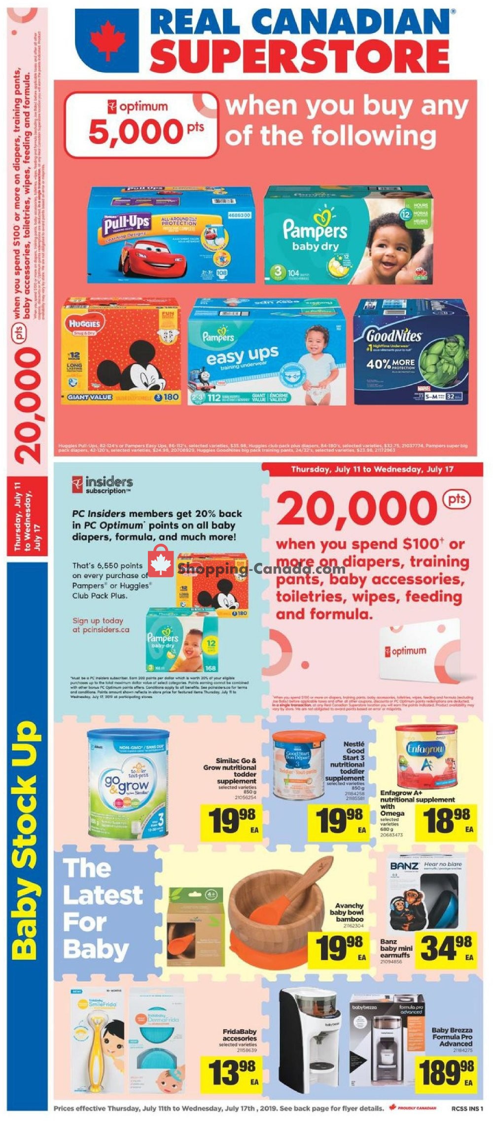 Real Canadian Superstore flyer from Thursday July 11, 2019 to Wednesday July 17, 2019 - page 23