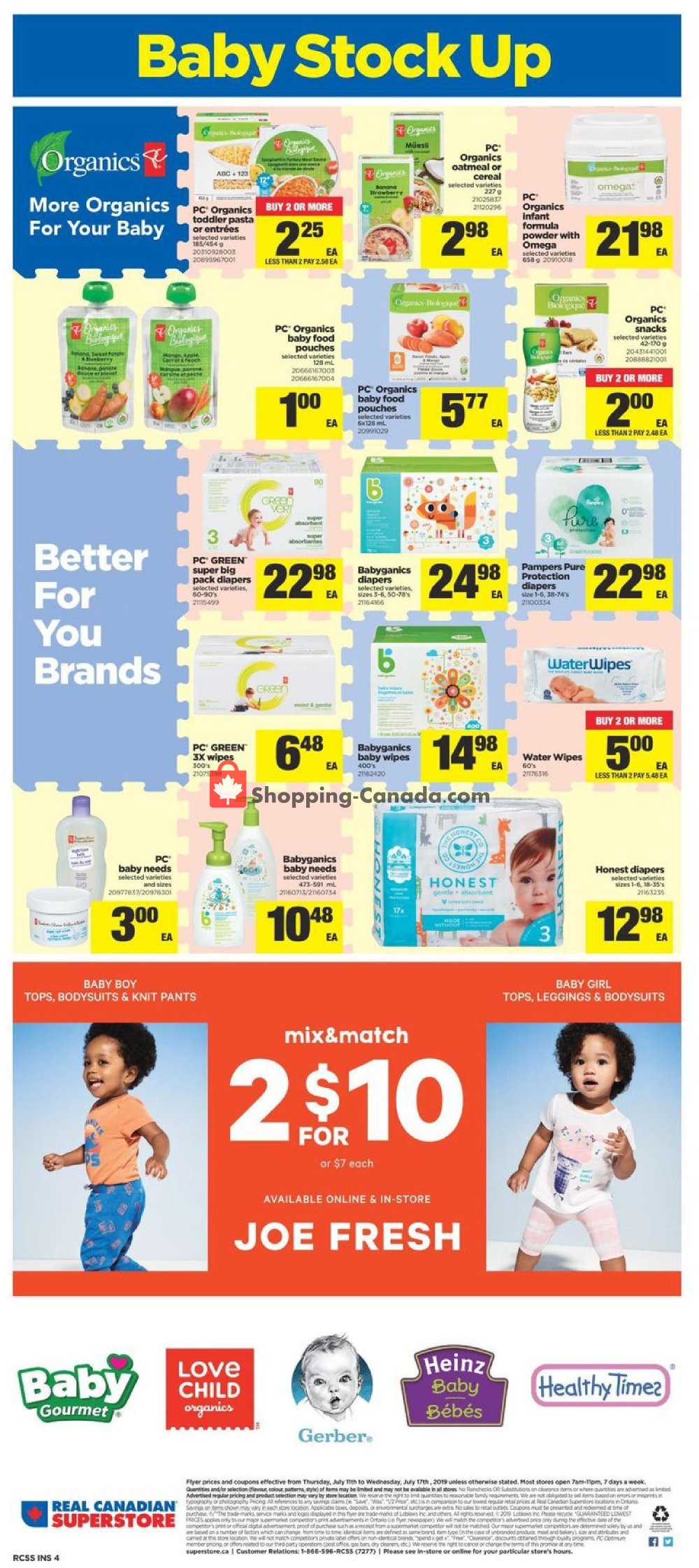 Real Canadian Superstore flyer from Thursday July 11, 2019 to Wednesday July 17, 2019 - page 26