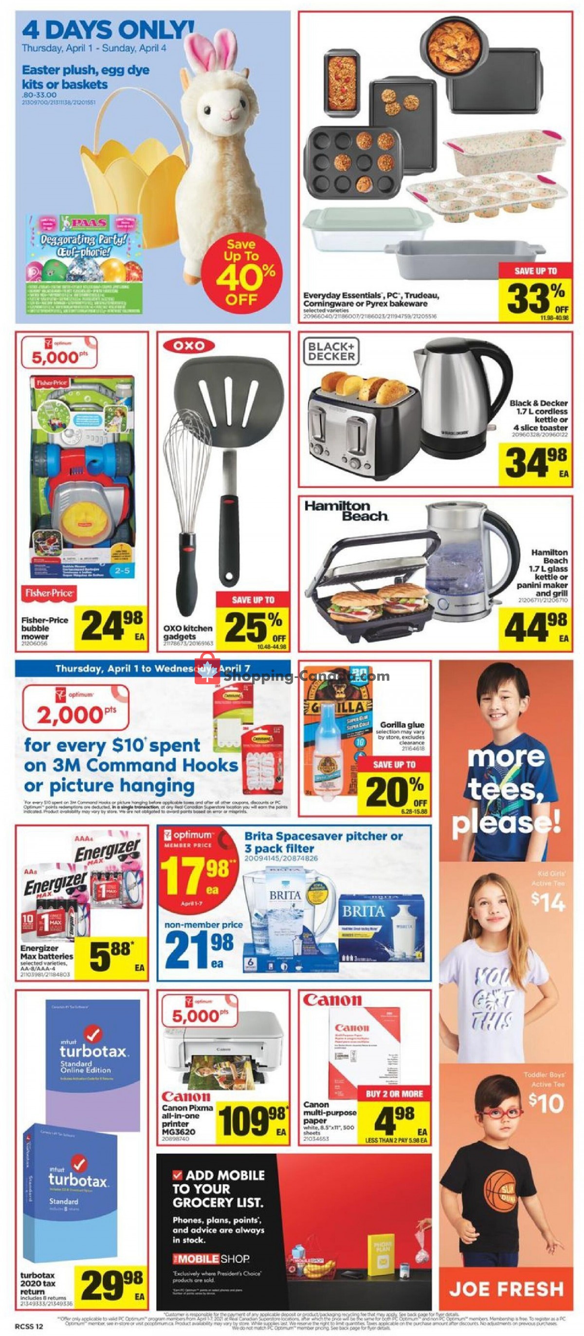 Real Canadian Superstore flyer from Thursday April 1, 2021 to Wednesday April 7, 2021 - page 12