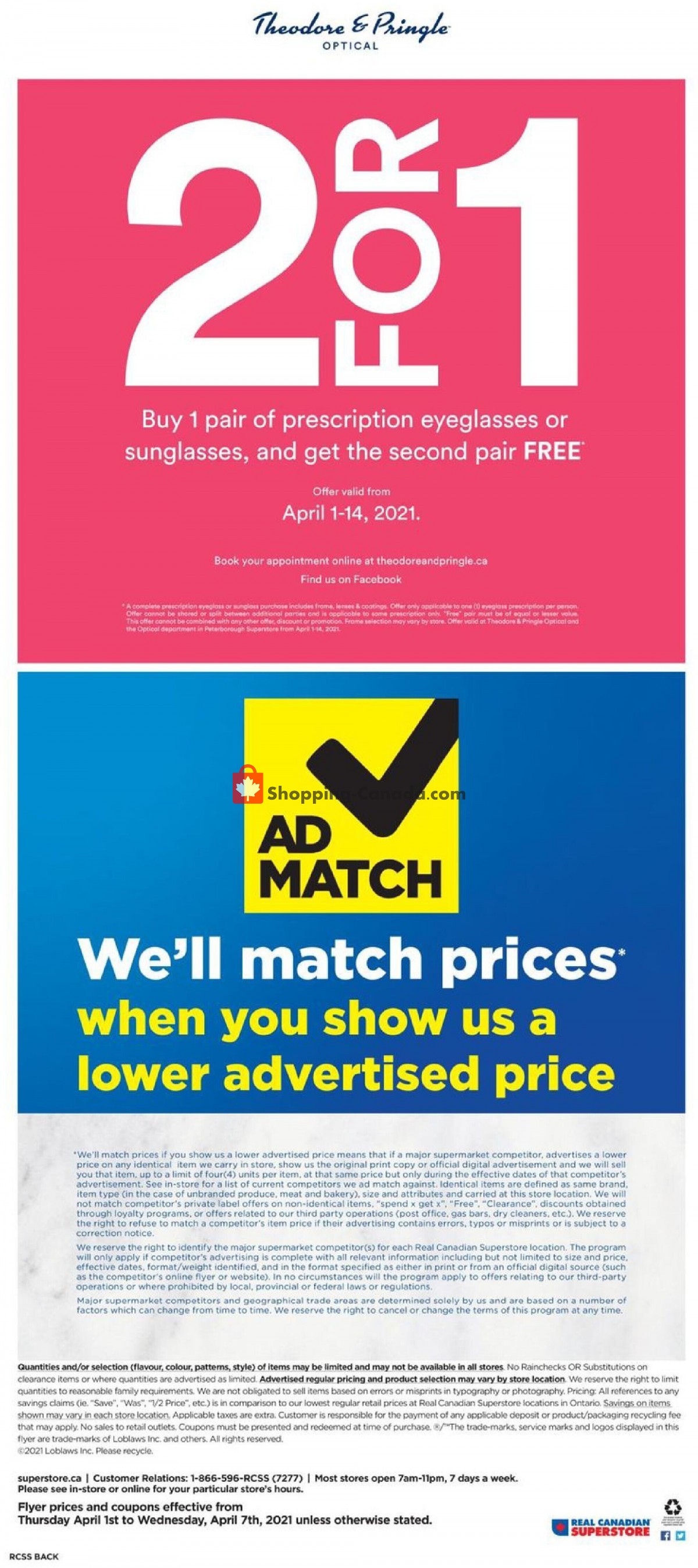Real Canadian Superstore flyer from Thursday April 1, 2021 to Wednesday April 7, 2021 - page 13