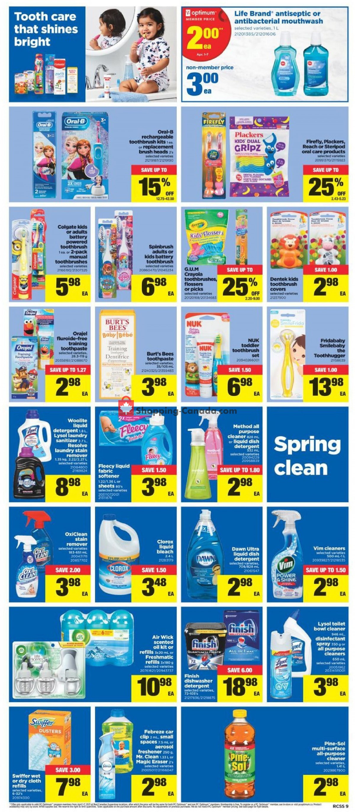 Real Canadian Superstore flyer from Thursday April 1, 2021 to Wednesday April 7, 2021 - page 9