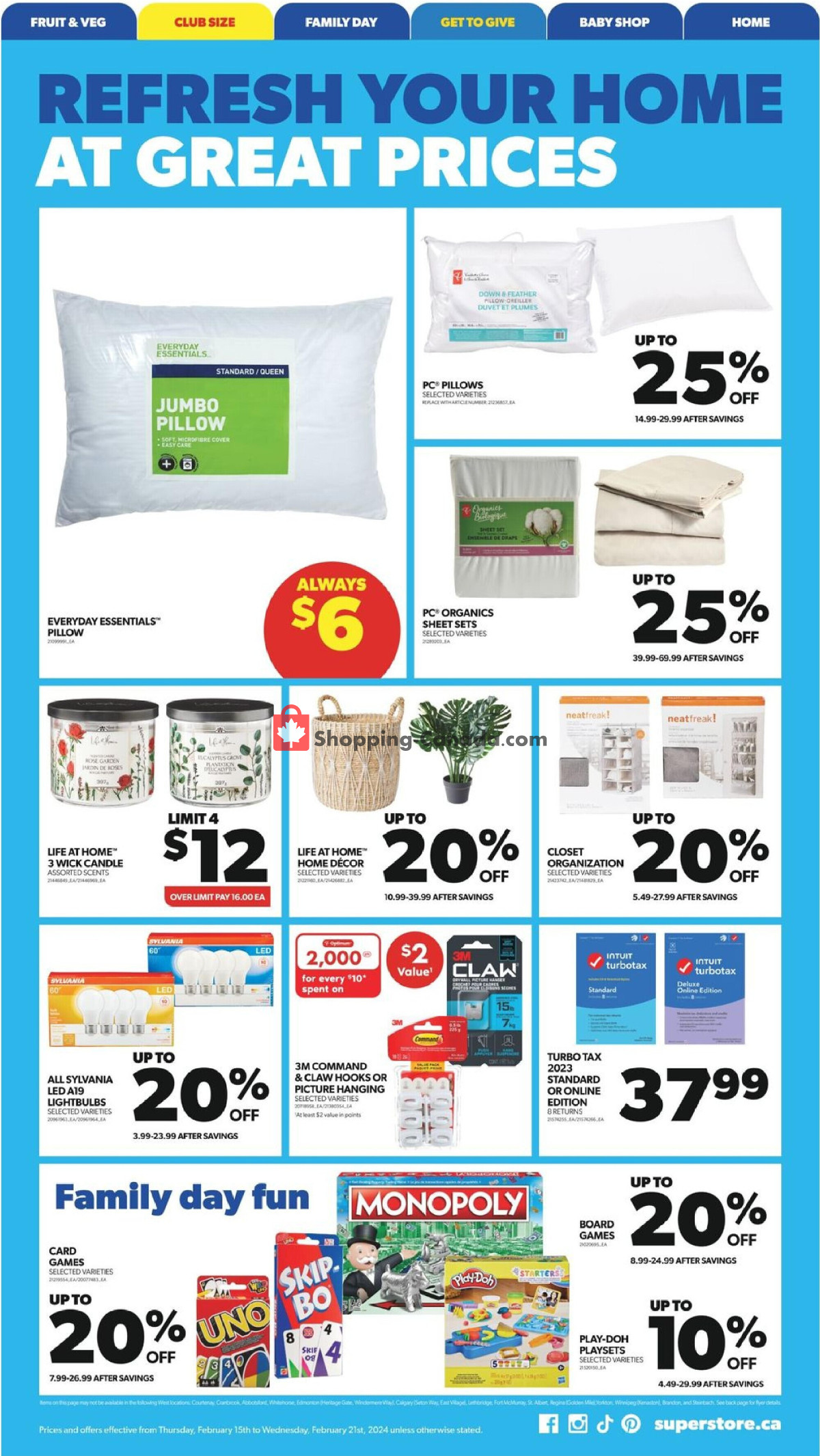 Real Canadian Superstore flyer from Thursday February 15, 2024 to Wednesday February 21, 2024 - page 25