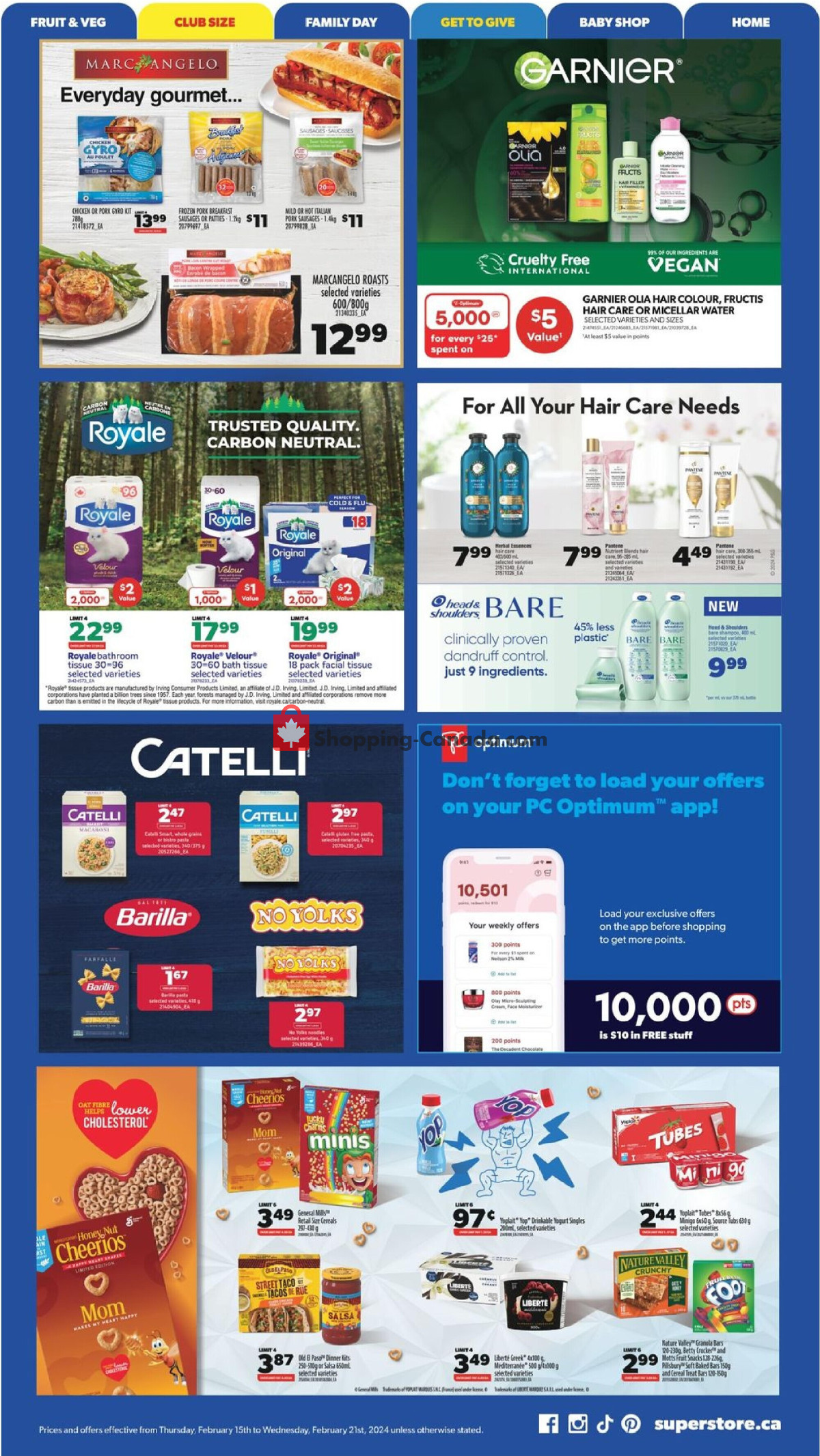 Real Canadian Superstore flyer from Thursday February 15, 2024 to Wednesday February 21, 2024 - page 27