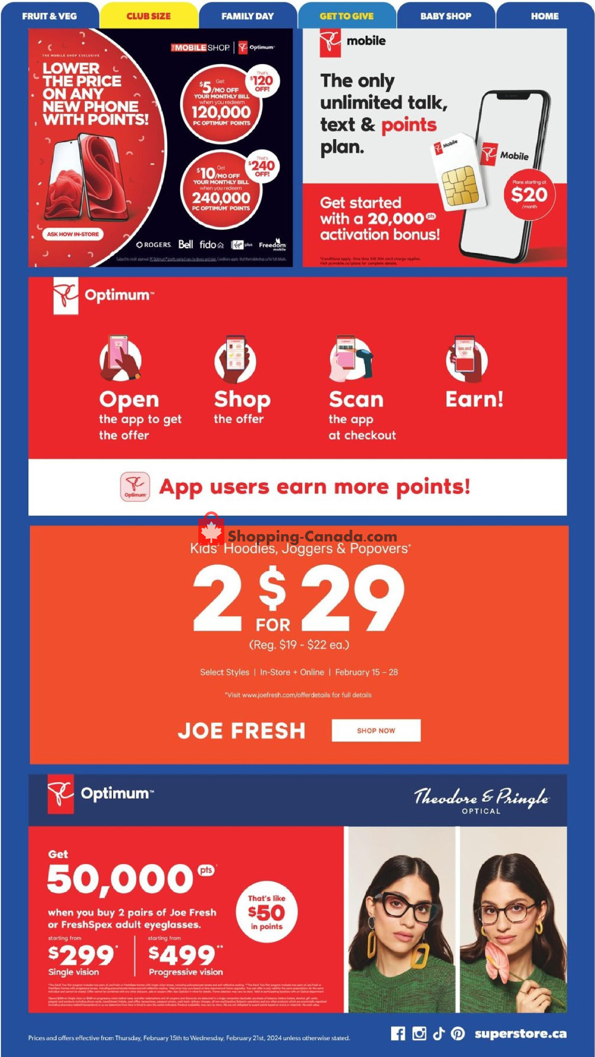 Real Canadian Superstore flyer from Thursday February 15, 2024 to Wednesday February 21, 2024 - page 28