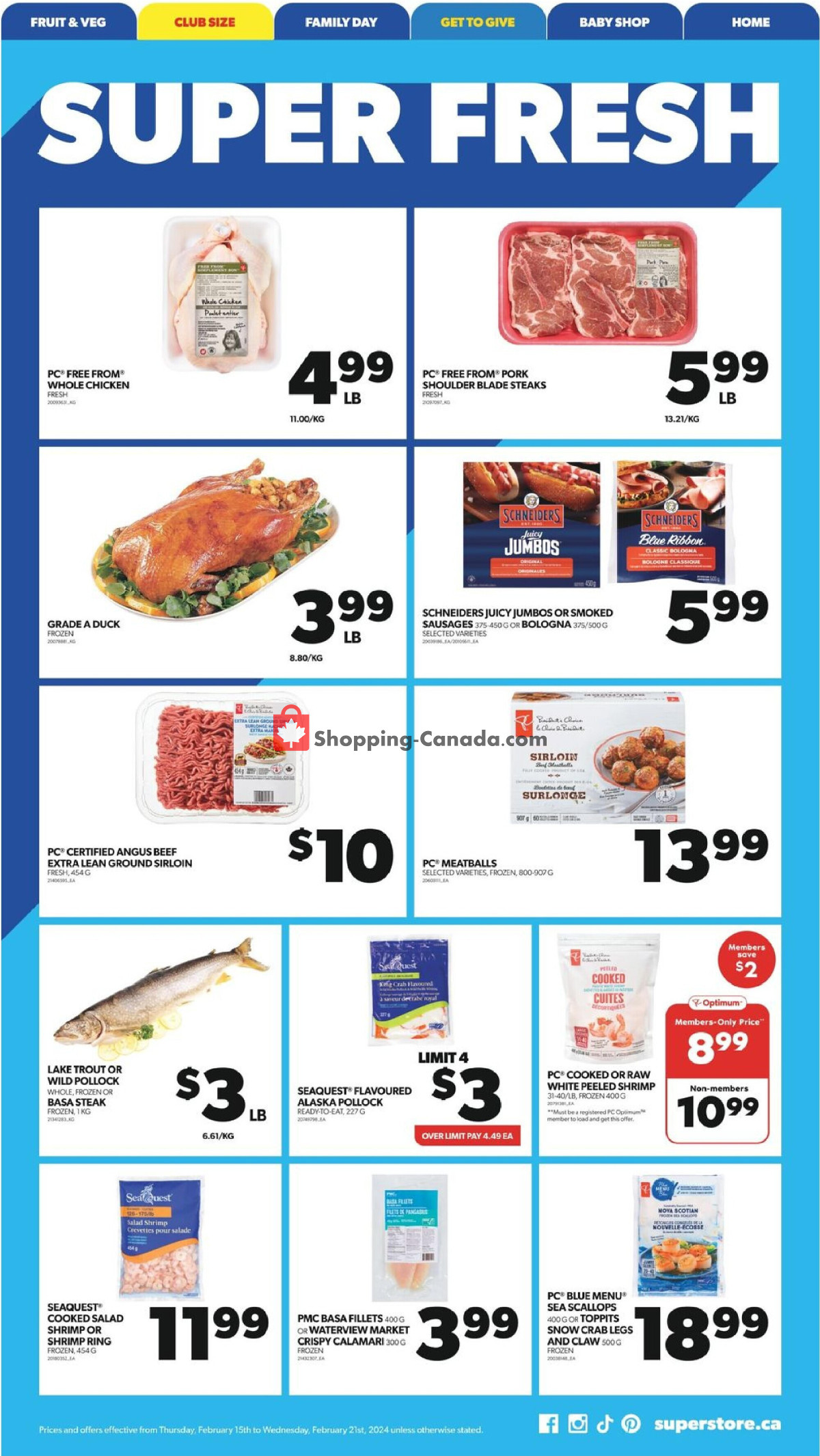 Real Canadian Superstore flyer from Thursday February 15, 2024 to Wednesday February 21, 2024 - page 5