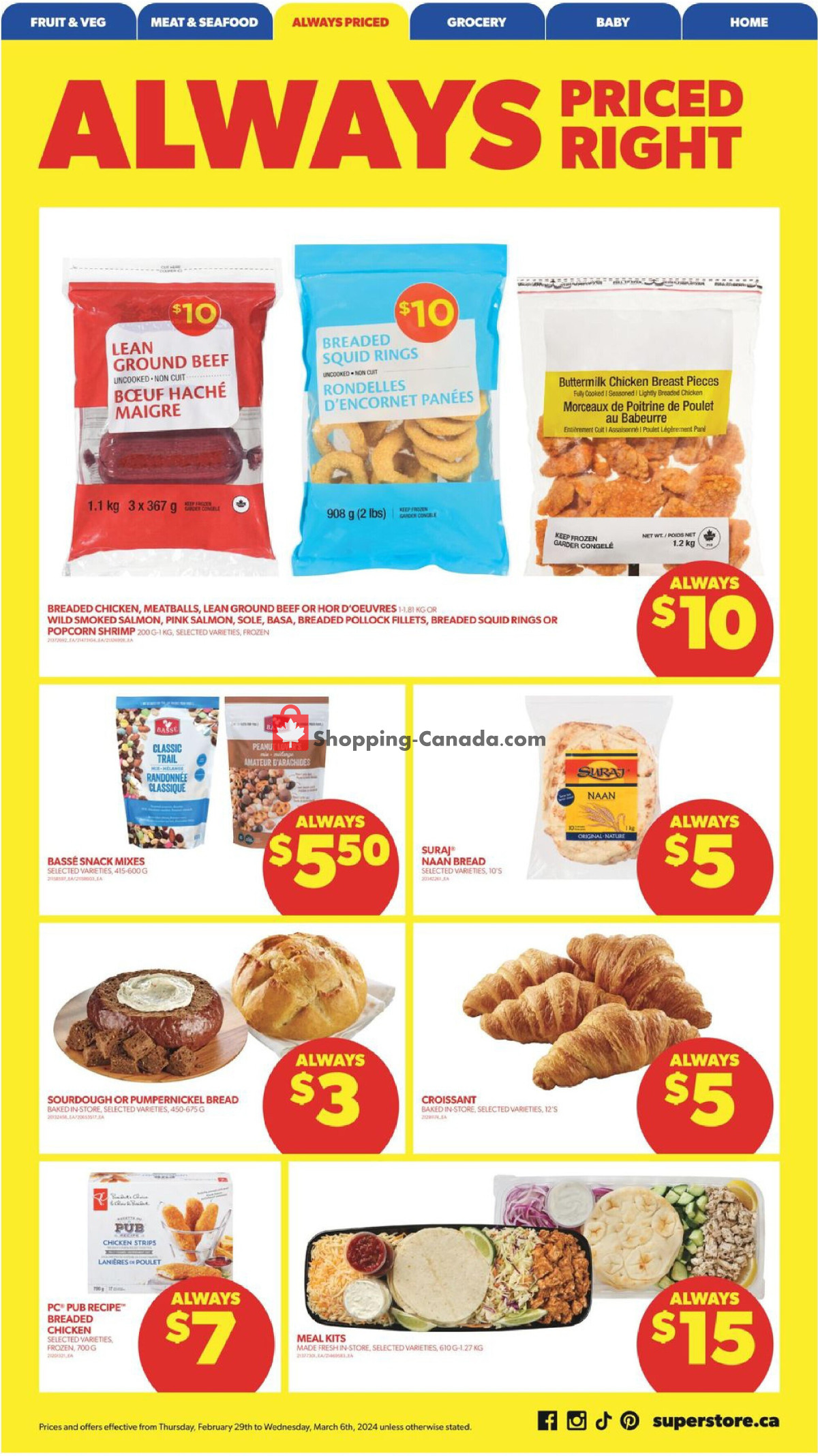 Real Canadian Superstore flyer from Thursday February 29, 2024 to Wednesday March 6, 2024 - page 10