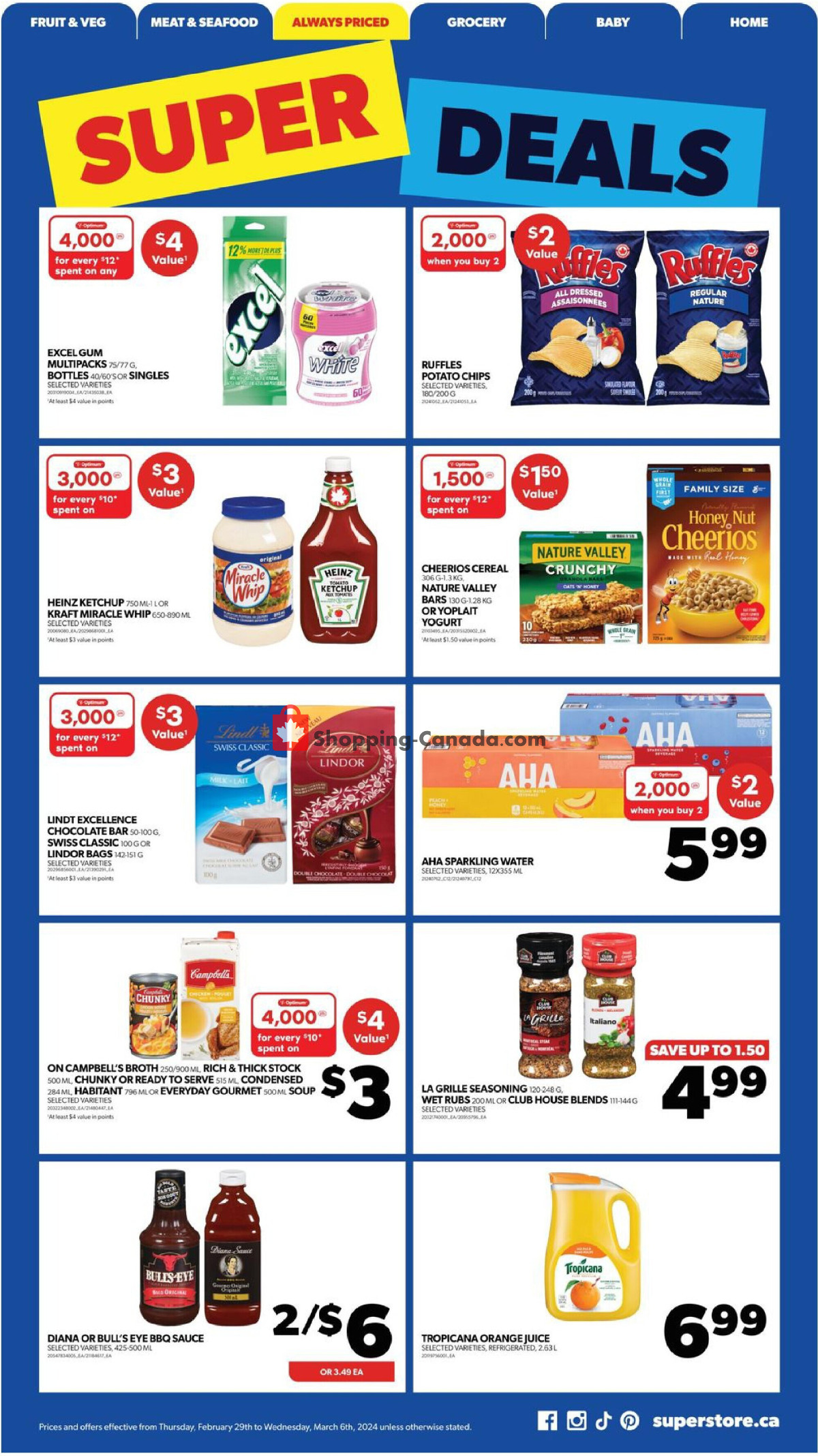 Real Canadian Superstore flyer from Thursday February 29, 2024 to Wednesday March 6, 2024 - page 14