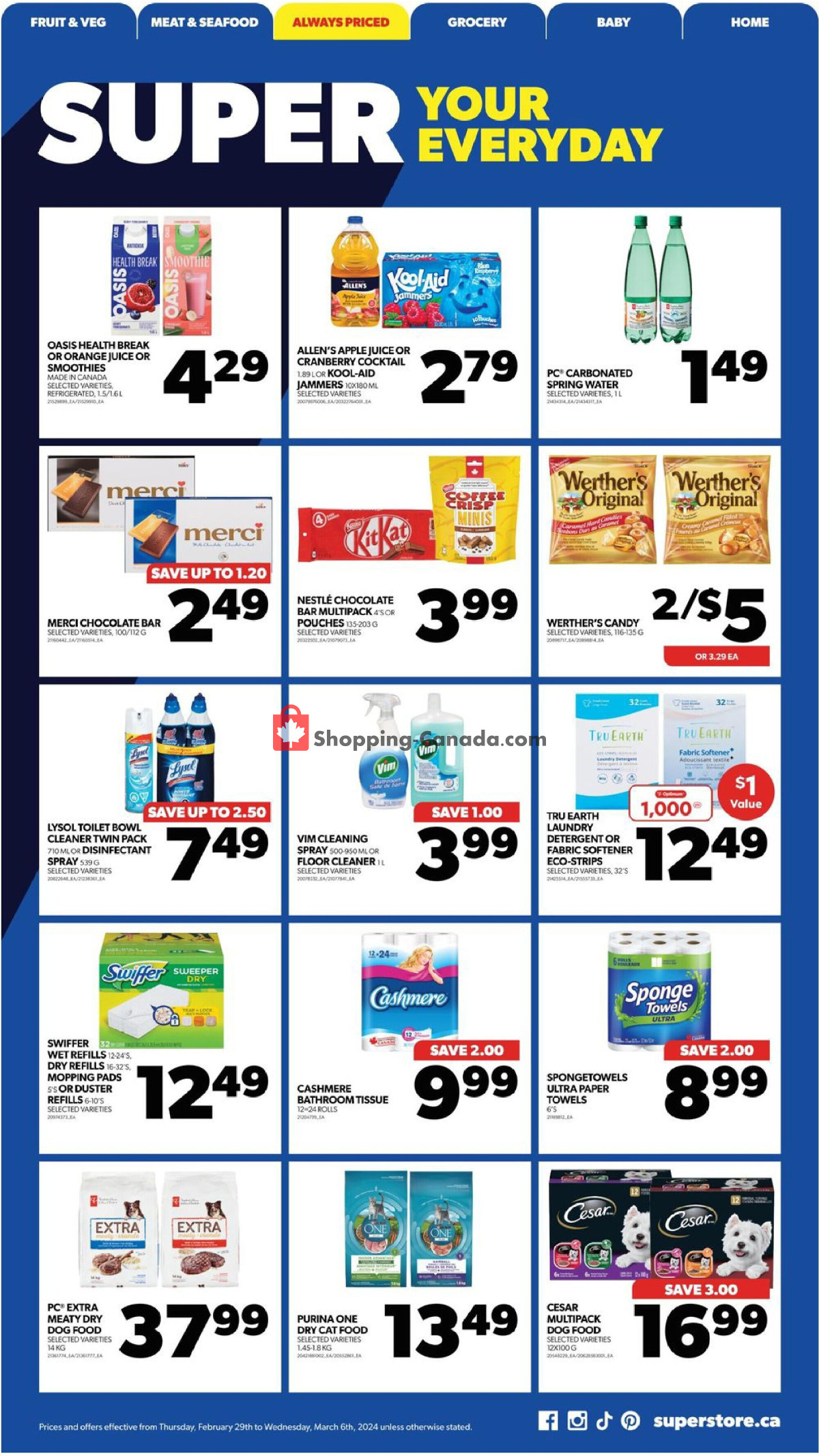 Real Canadian Superstore flyer from Thursday February 29, 2024 to Wednesday March 6, 2024 - page 19