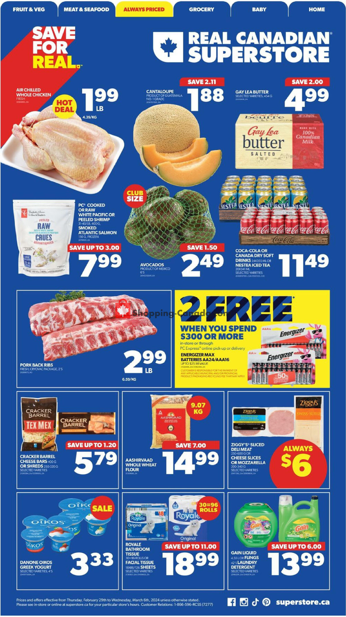 Real Canadian Superstore flyer from Thursday February 29, 2024 to Wednesday March 6, 2024 - page 2