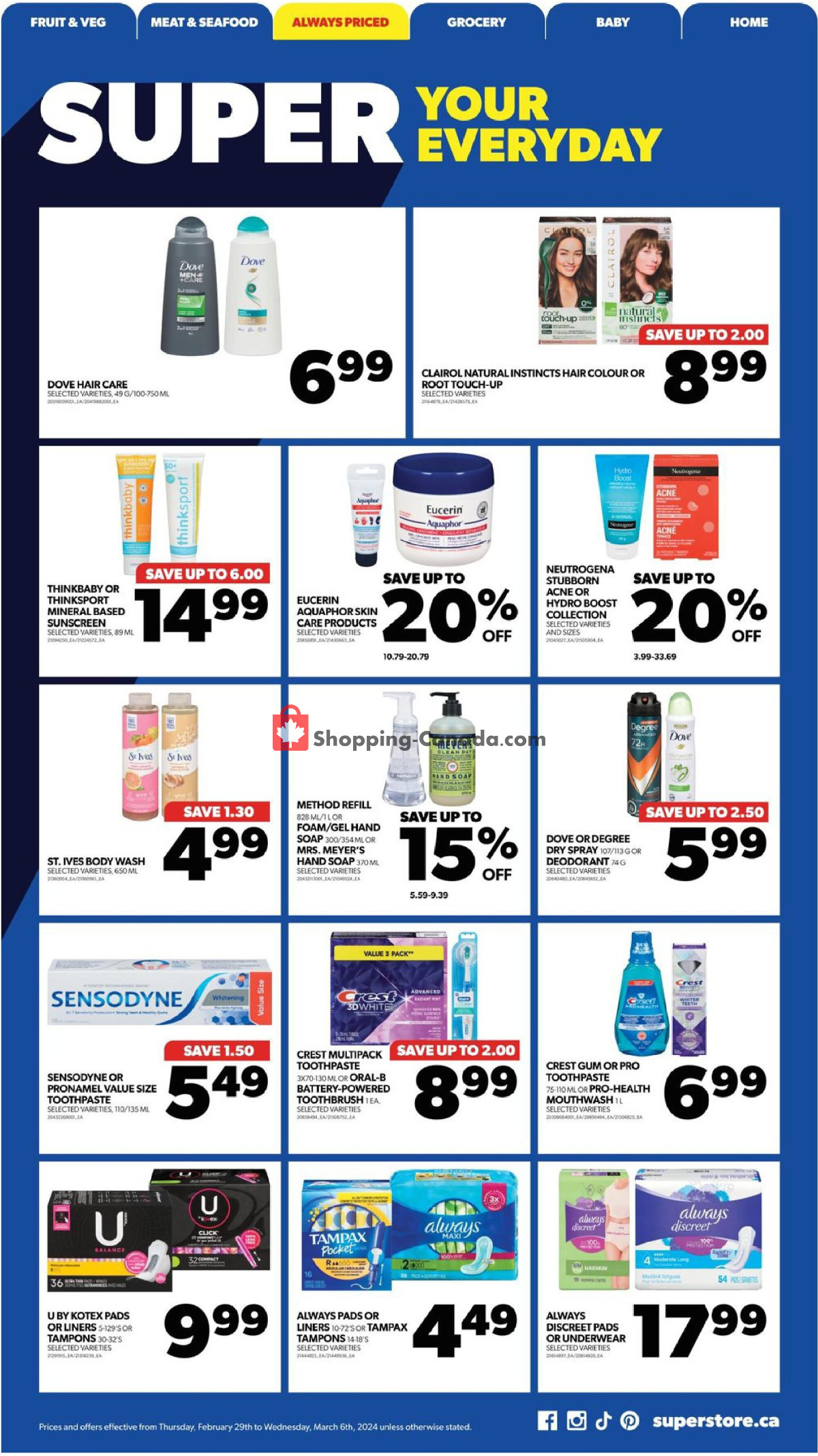 Real Canadian Superstore flyer from Thursday February 29, 2024 to Wednesday March 6, 2024 - page 22