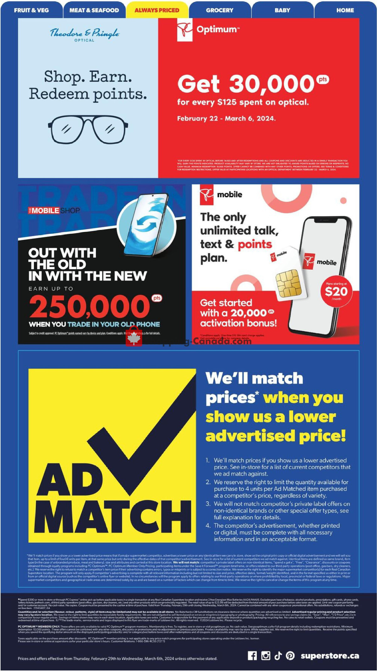 Real Canadian Superstore flyer from Thursday February 29, 2024 to Wednesday March 6, 2024 - page 28