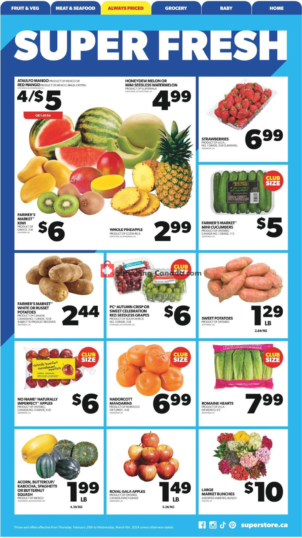 Real Canadian Superstore flyer from Thursday February 29, 2024 to Wednesday March 6, 2024 - page 6