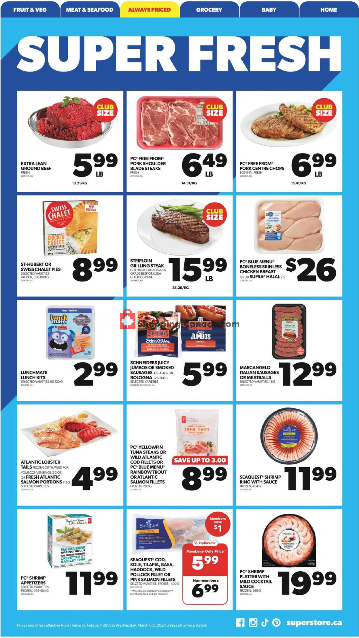 Real Canadian Superstore flyer from Thursday February 29, 2024 to Wednesday March 6, 2024 - page 7