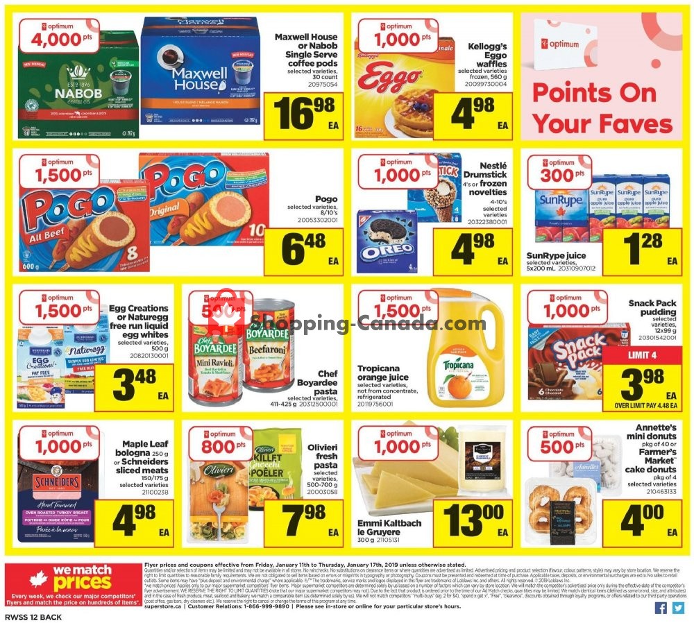 Real Canadian Superstore flyer from Friday January 11, 2019 to Thursday January 17, 2019 - page 17